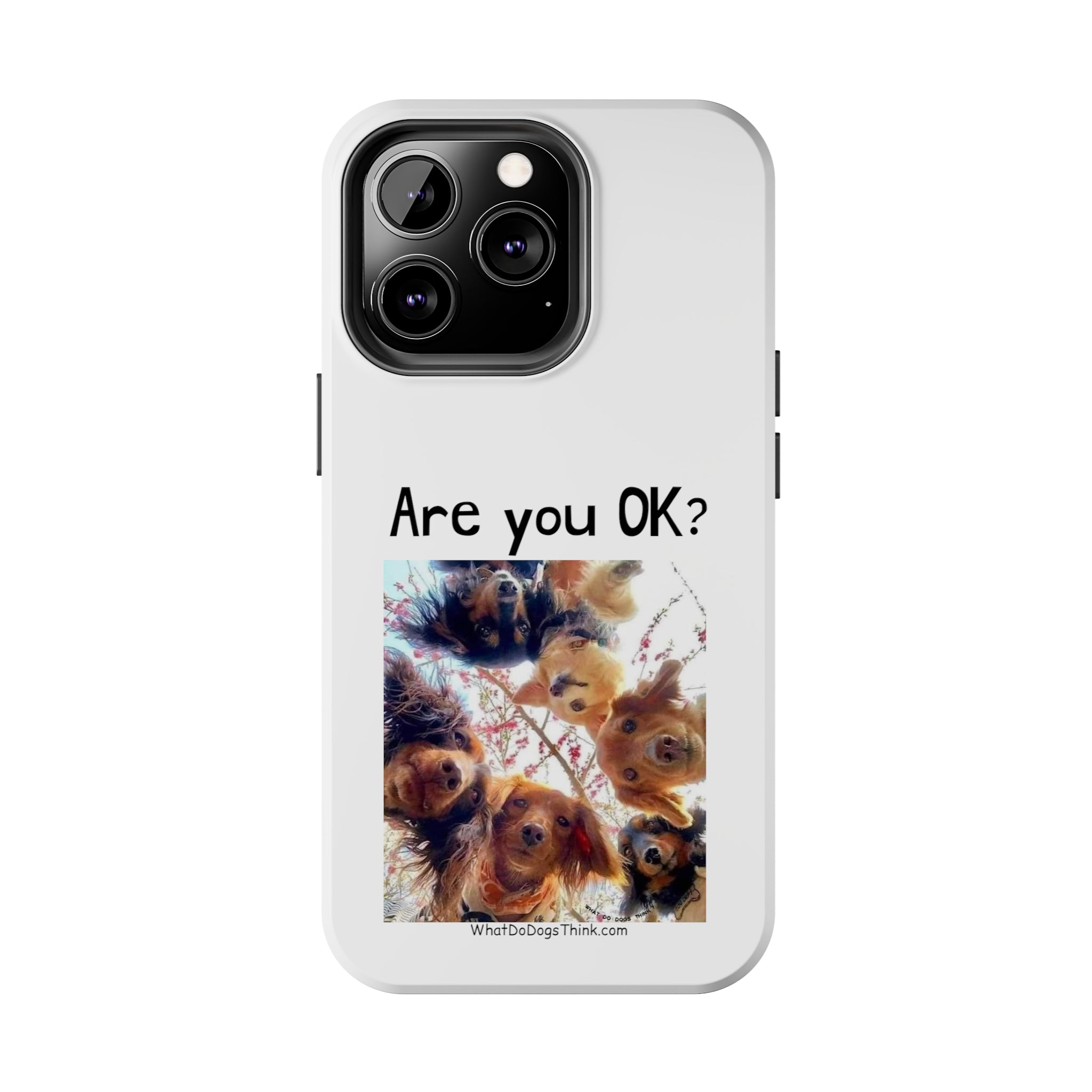 Are You OK? White Tough Phone Cases