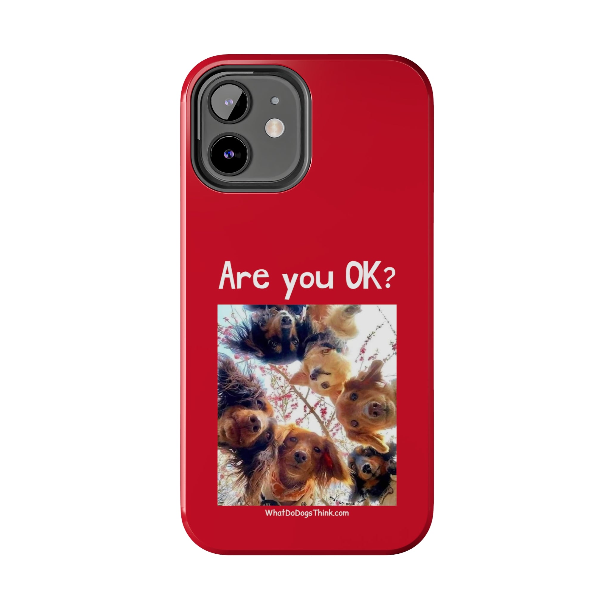 Are you OK? Red Tough Phone Cases