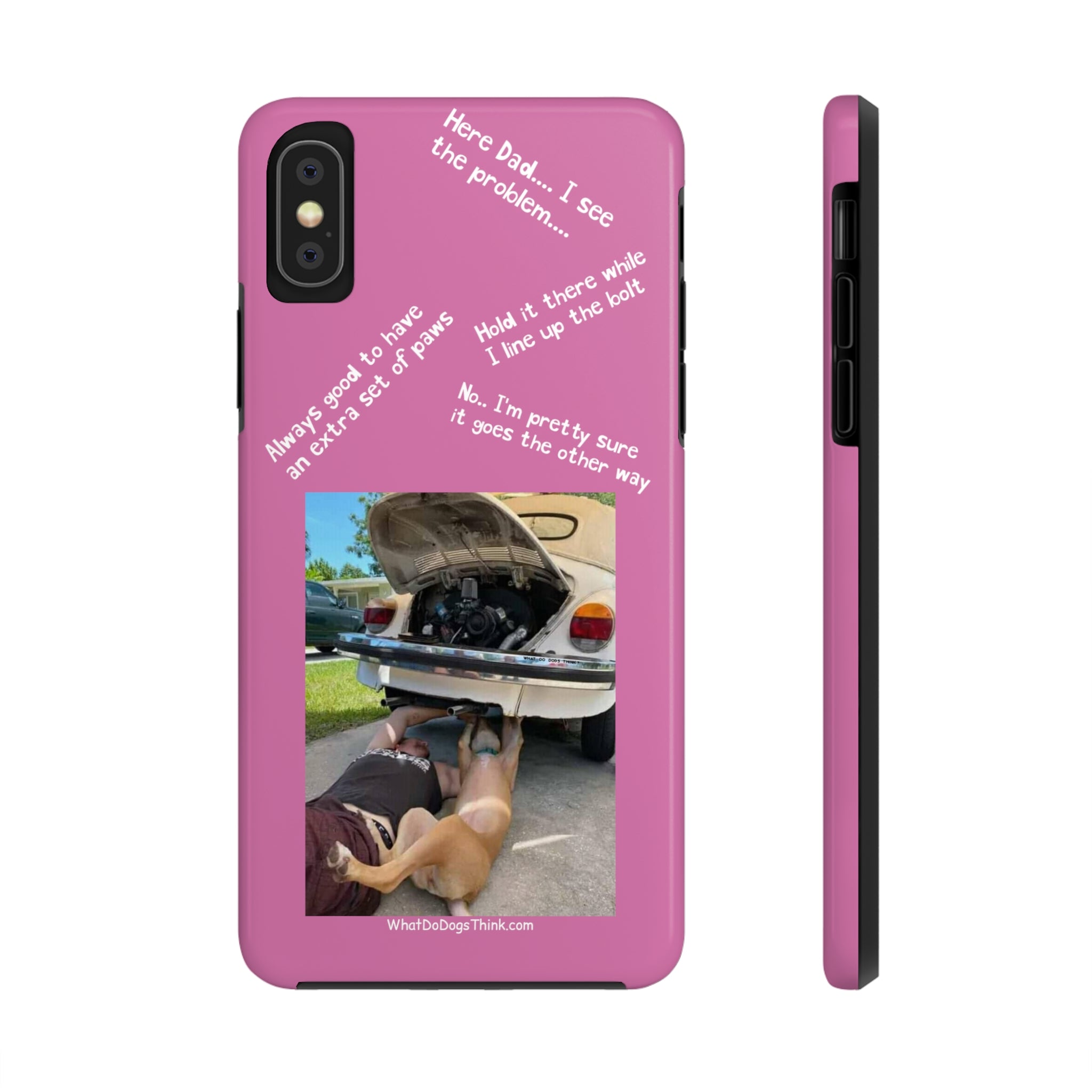 Bug Helper Compilation Pink Tough Phone Cases