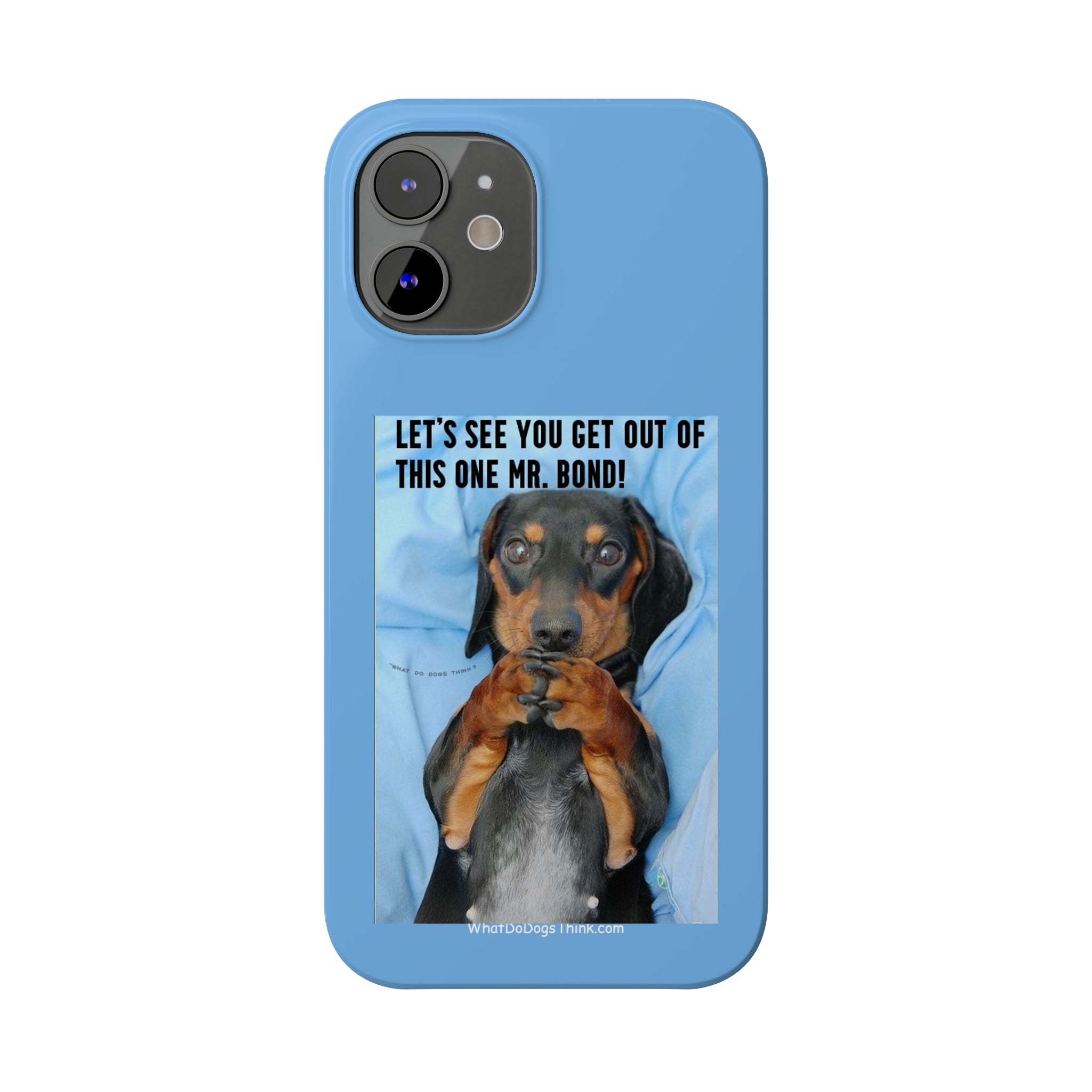 Mr. Bond Blue Slim Phone Cases