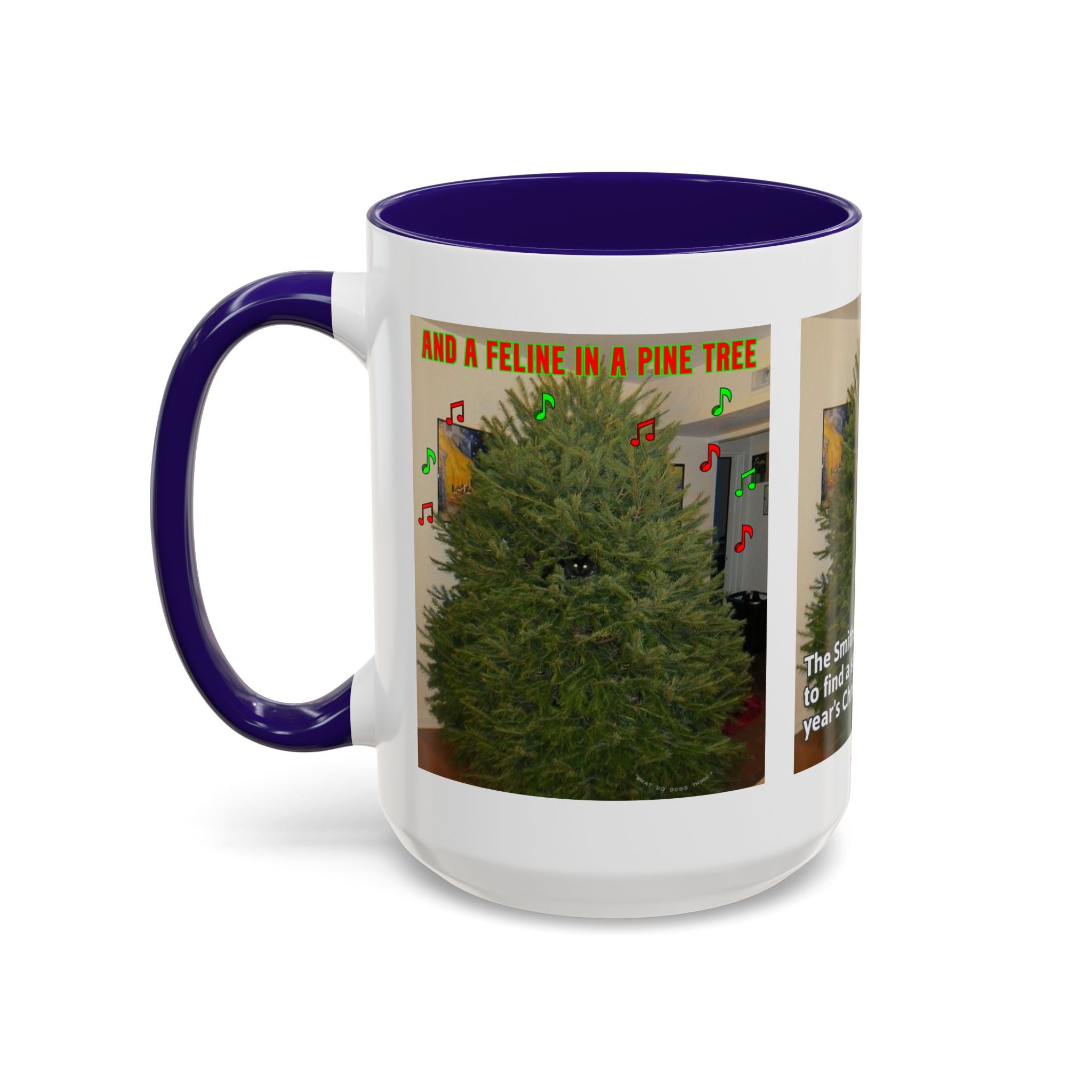 Christmas Tree Cat Mug