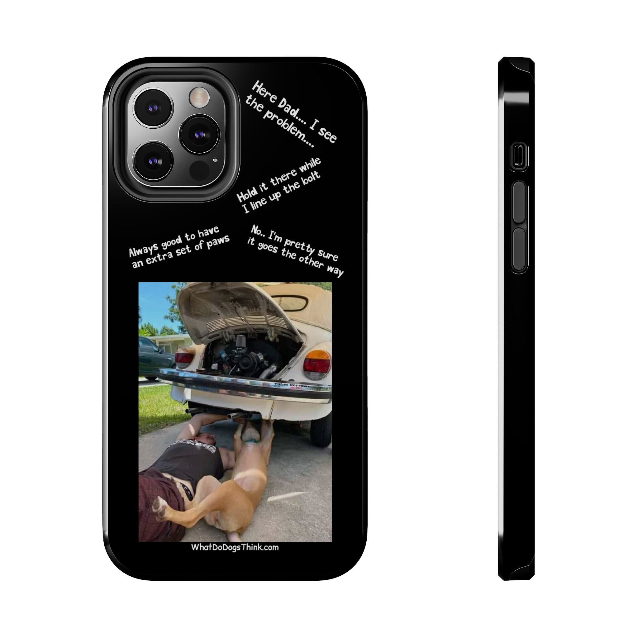 Bug Helper Compilation Black Tough Phone Cases