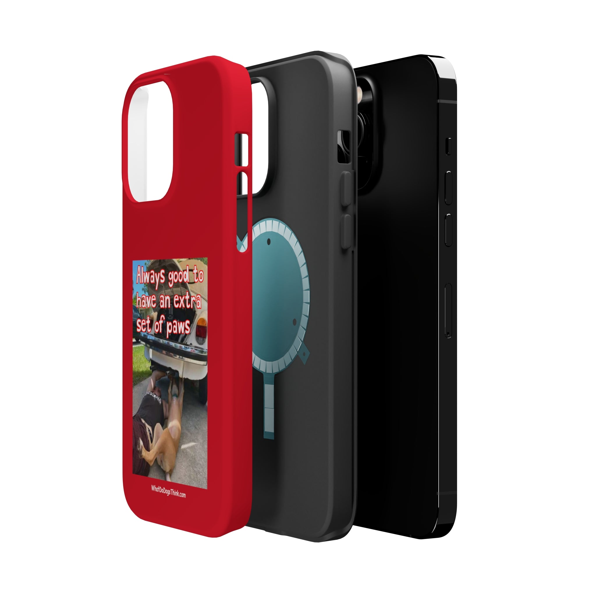 Extra Paw Red MagSafe Tough Cases