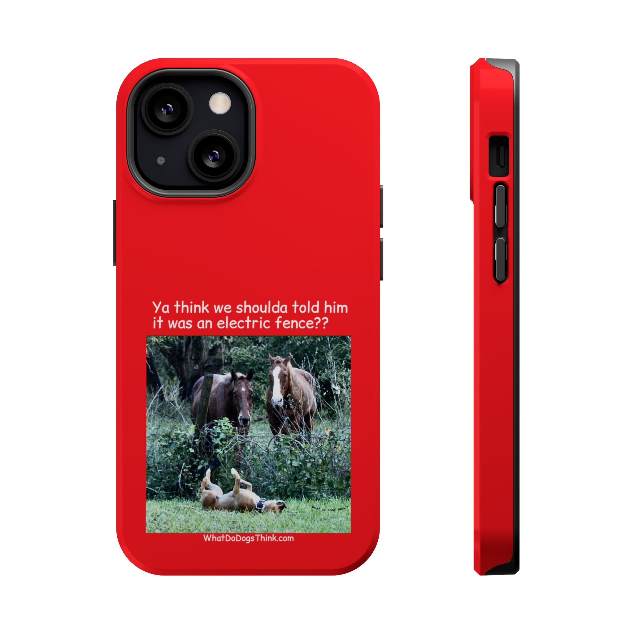 Electric Fence Red MagSafe Tough Cases