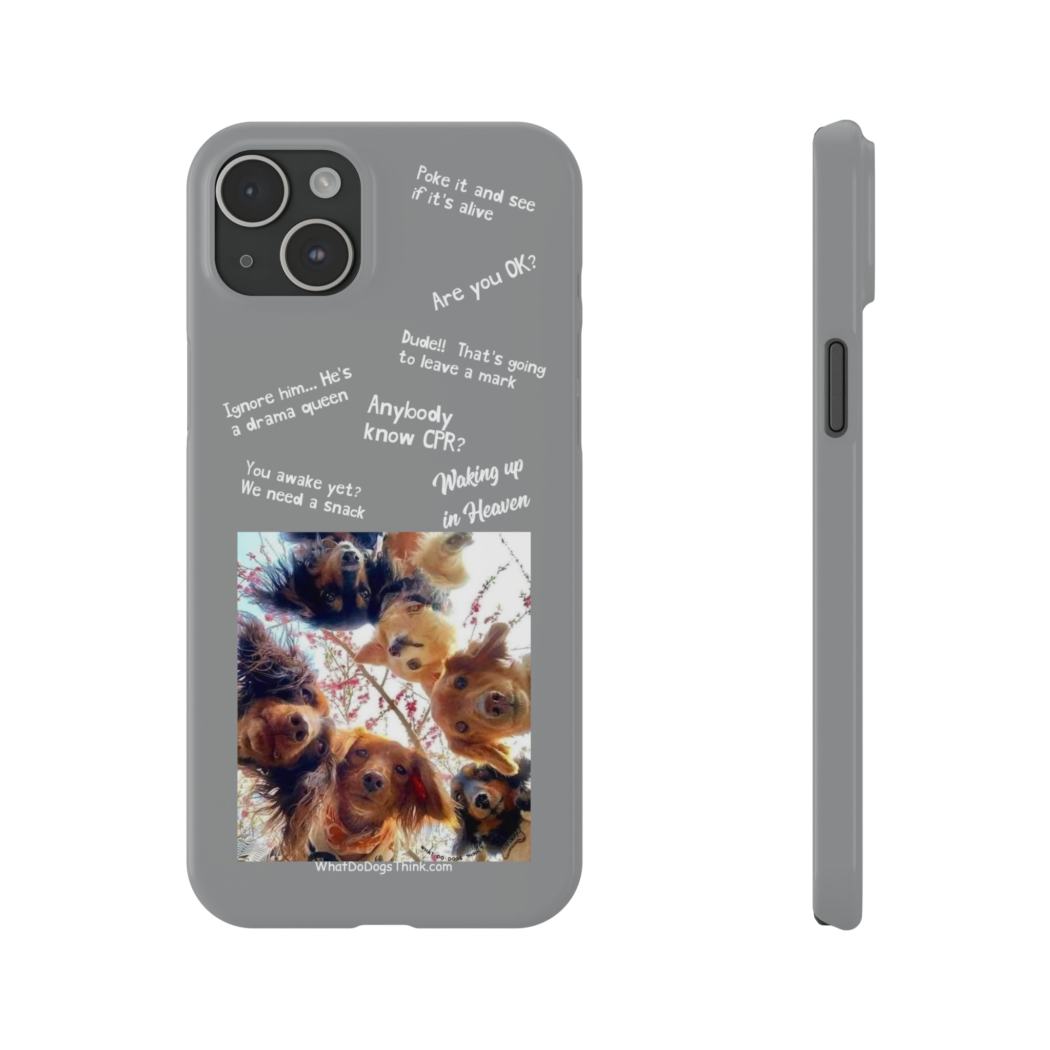 Are You OK? Compilation Grey Slim Phone Cases
