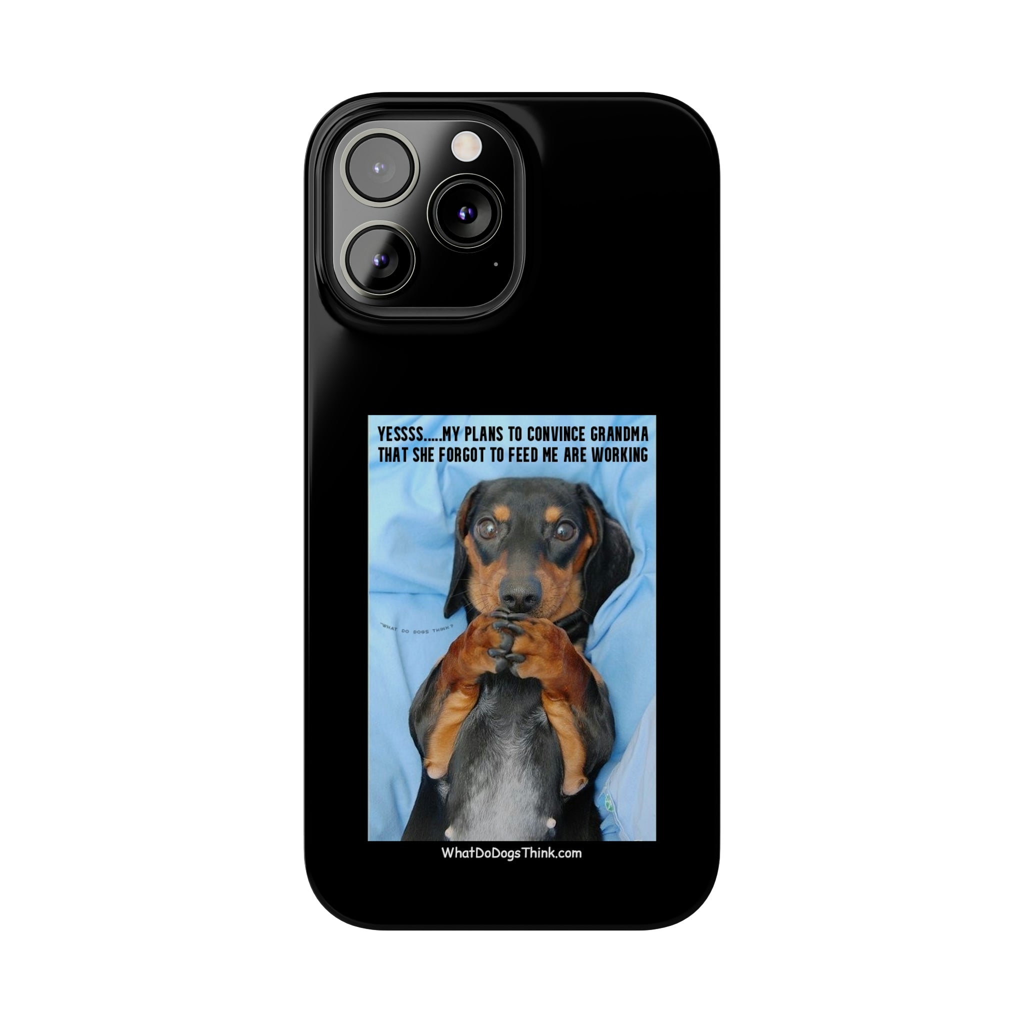 Grandma Black Slim Phone Cases