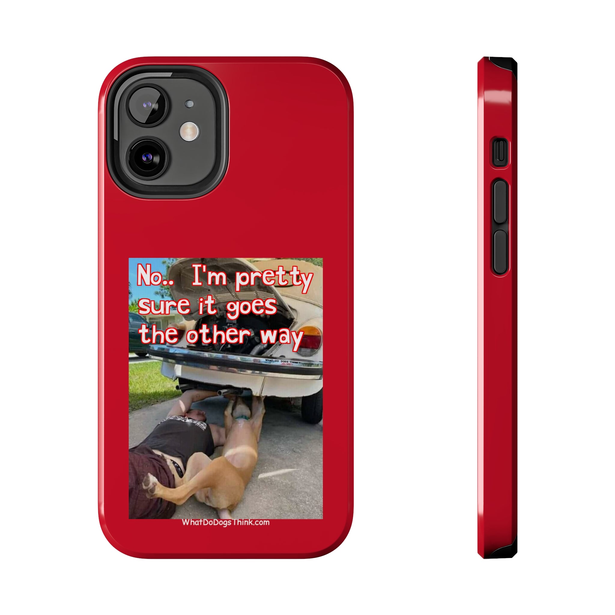 Other Way Red Tough Phone Cases