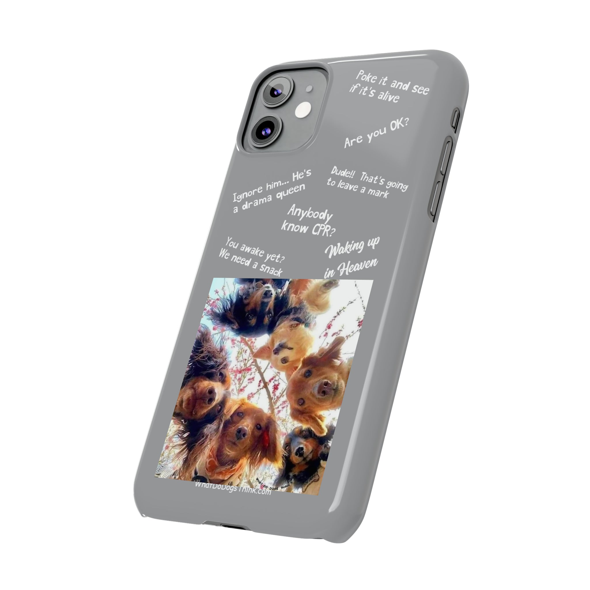 Are You OK? Compilation Grey Slim Phone Cases