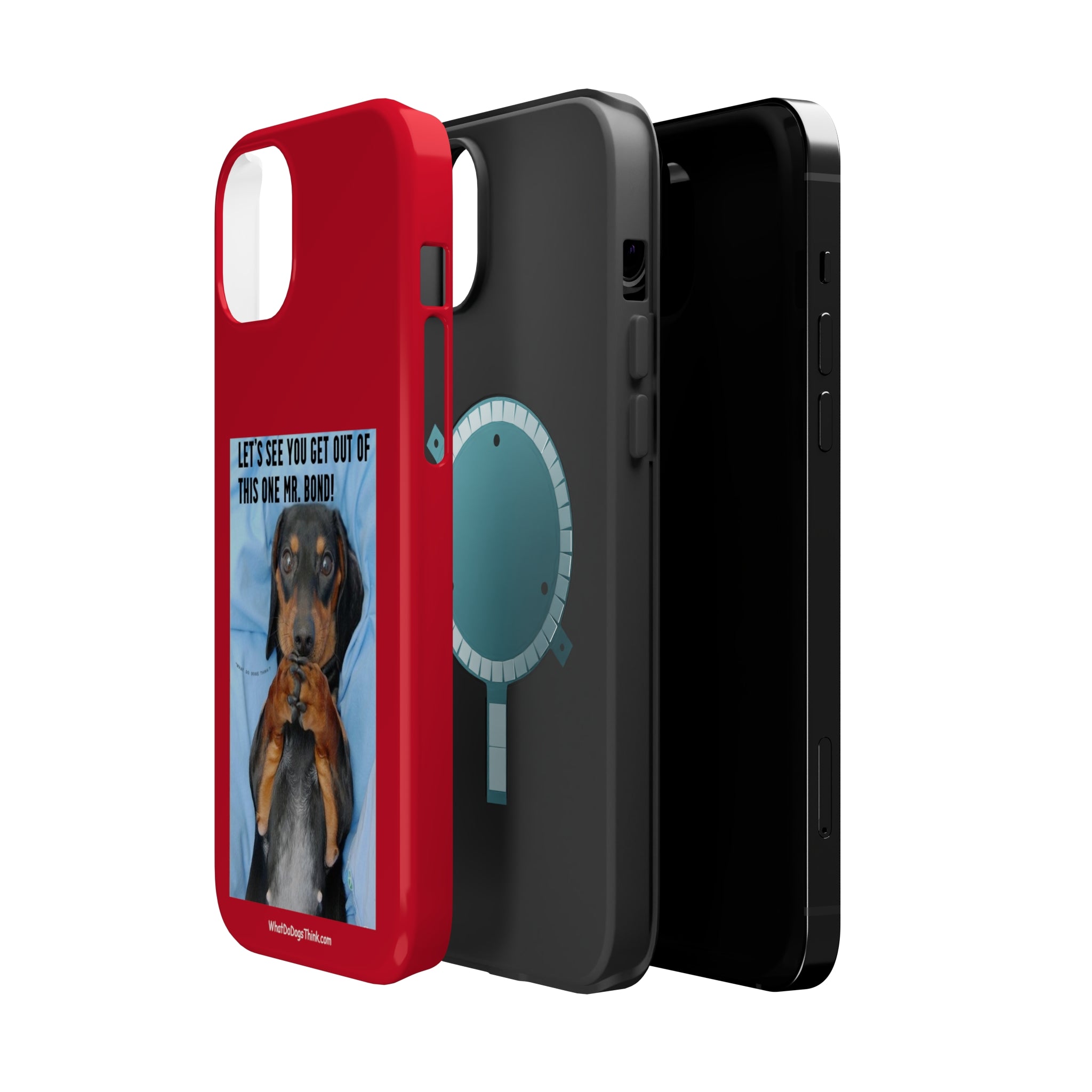 Mr. Bond Red MagSafe Tough Cases