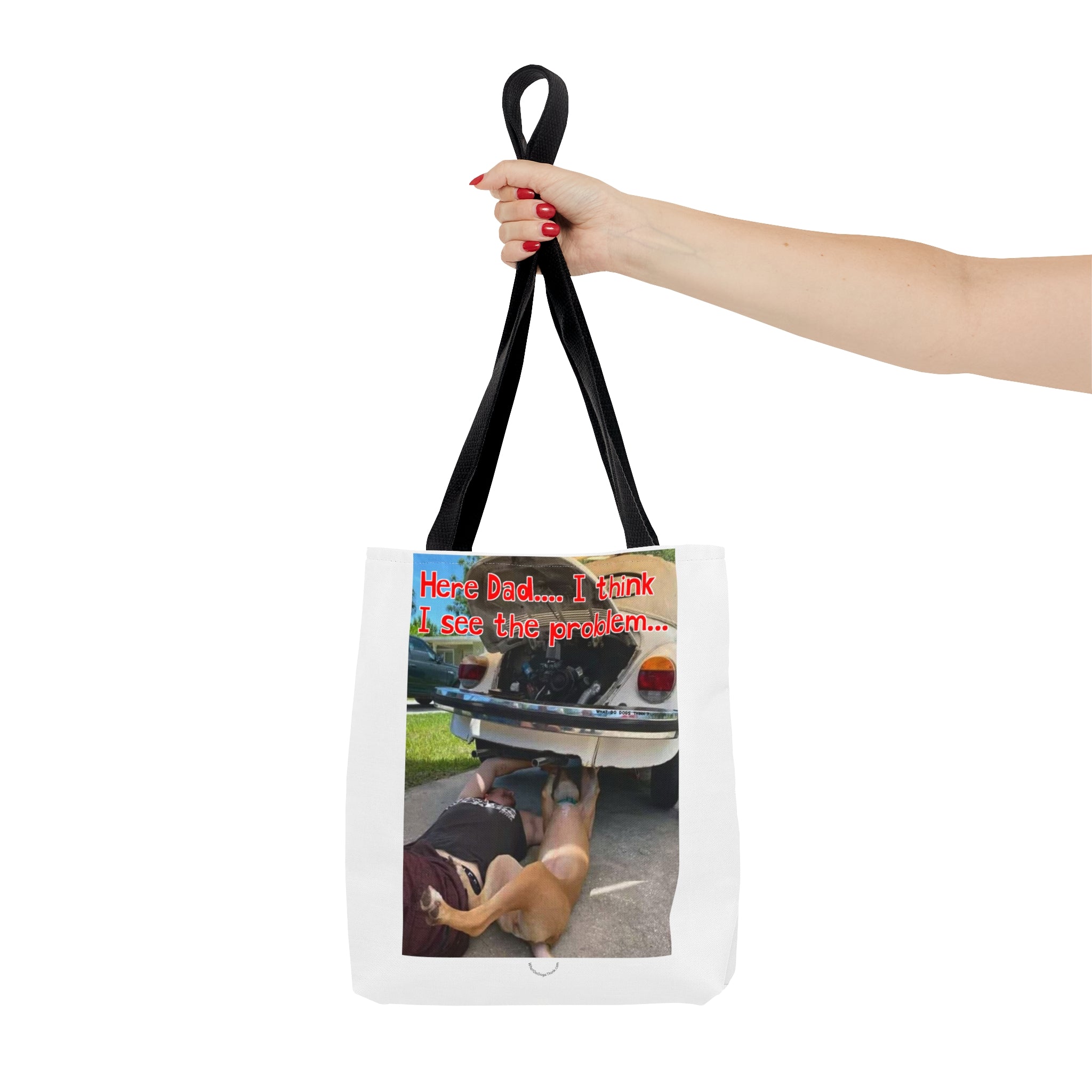 VW Helper White Tote Bag