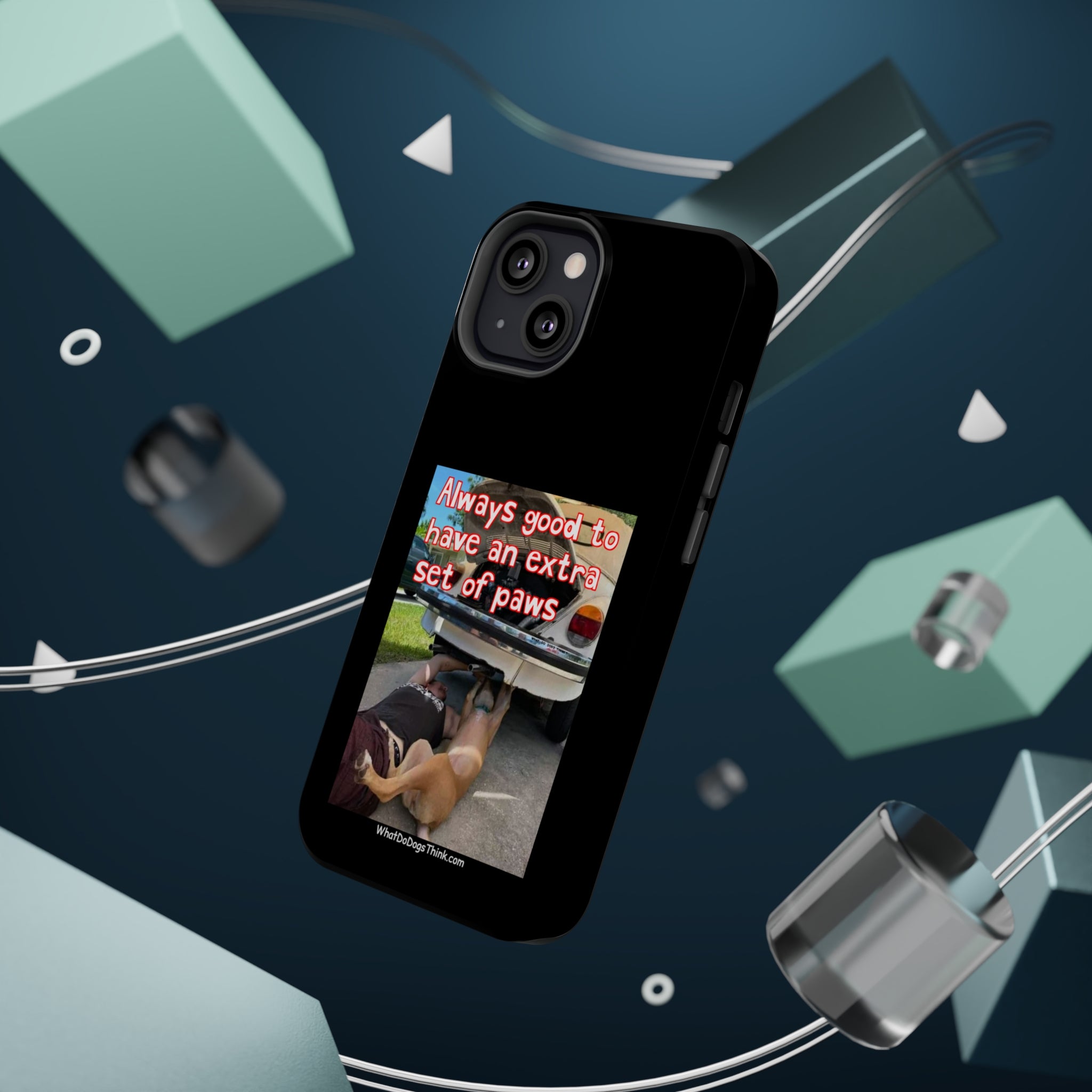 Extra Paw Black MagSafe Tough Cases