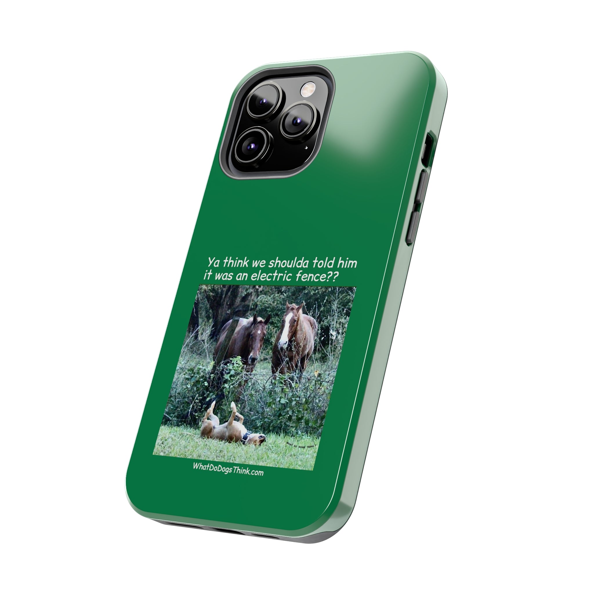 Electric Fence Green Tough Phone Cases