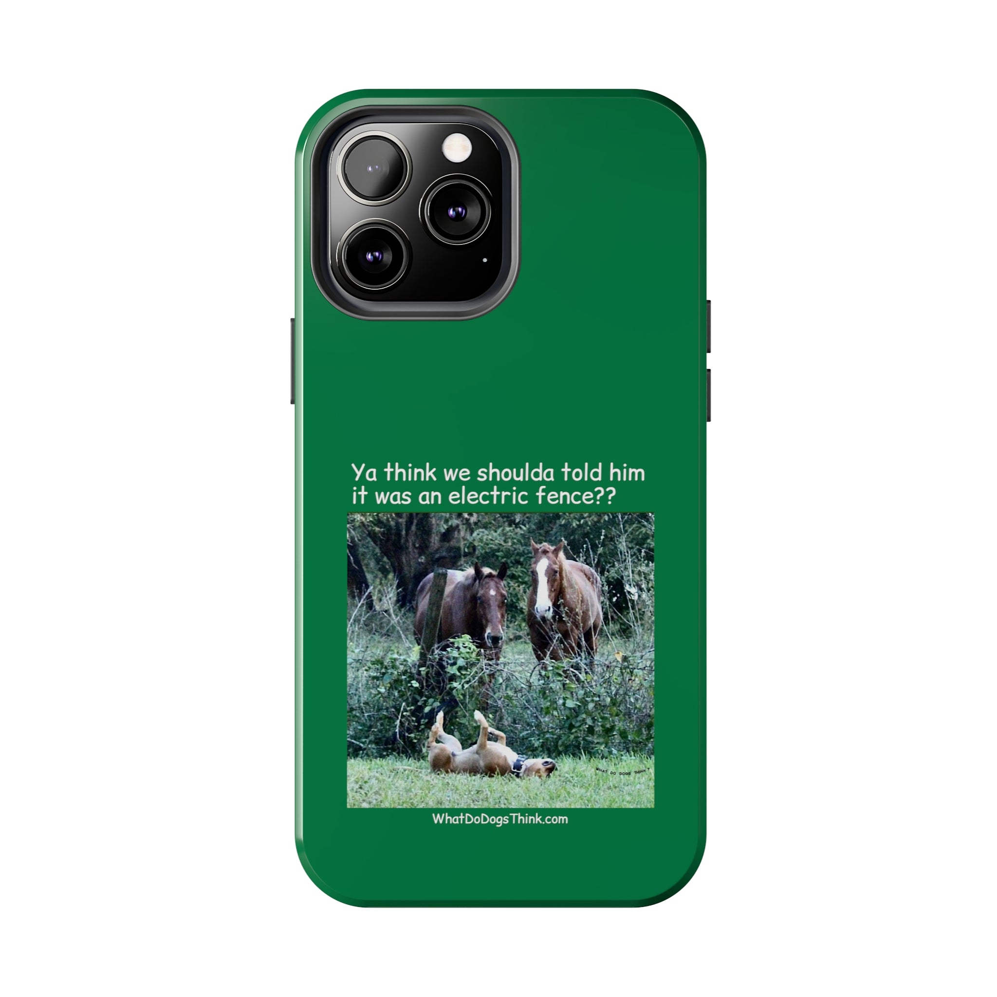 Electric Fence Green Tough Phone Cases