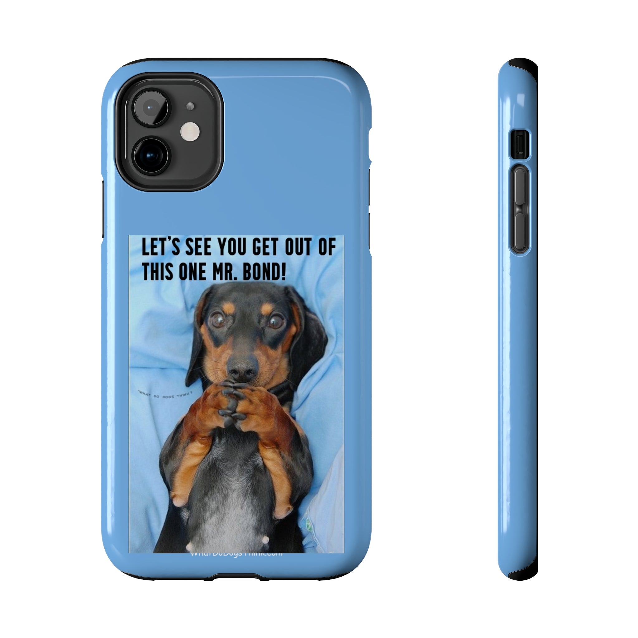 Mr Bond Blue Tough Phone Cases