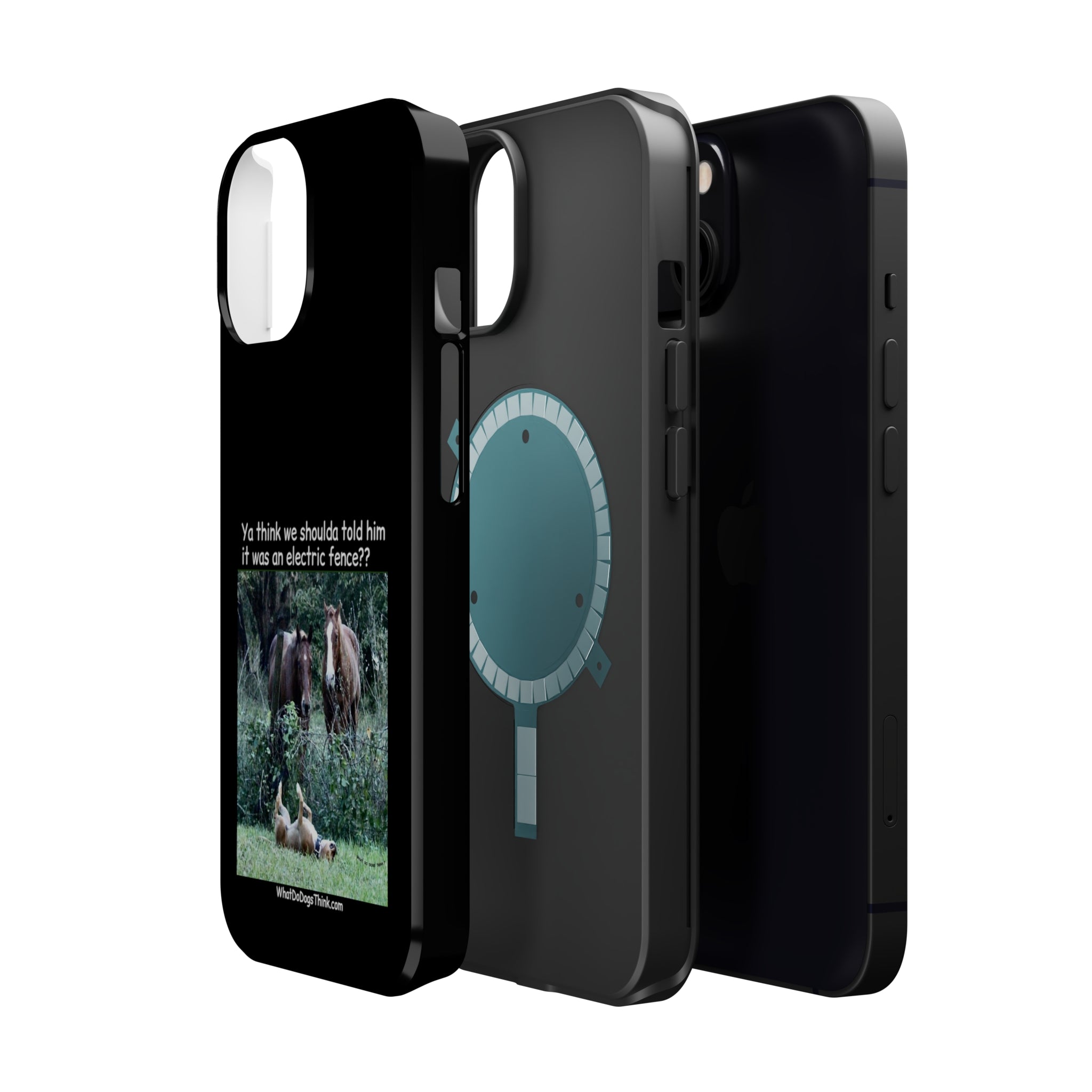 Electric Fence Black MagSafe Tough Cases