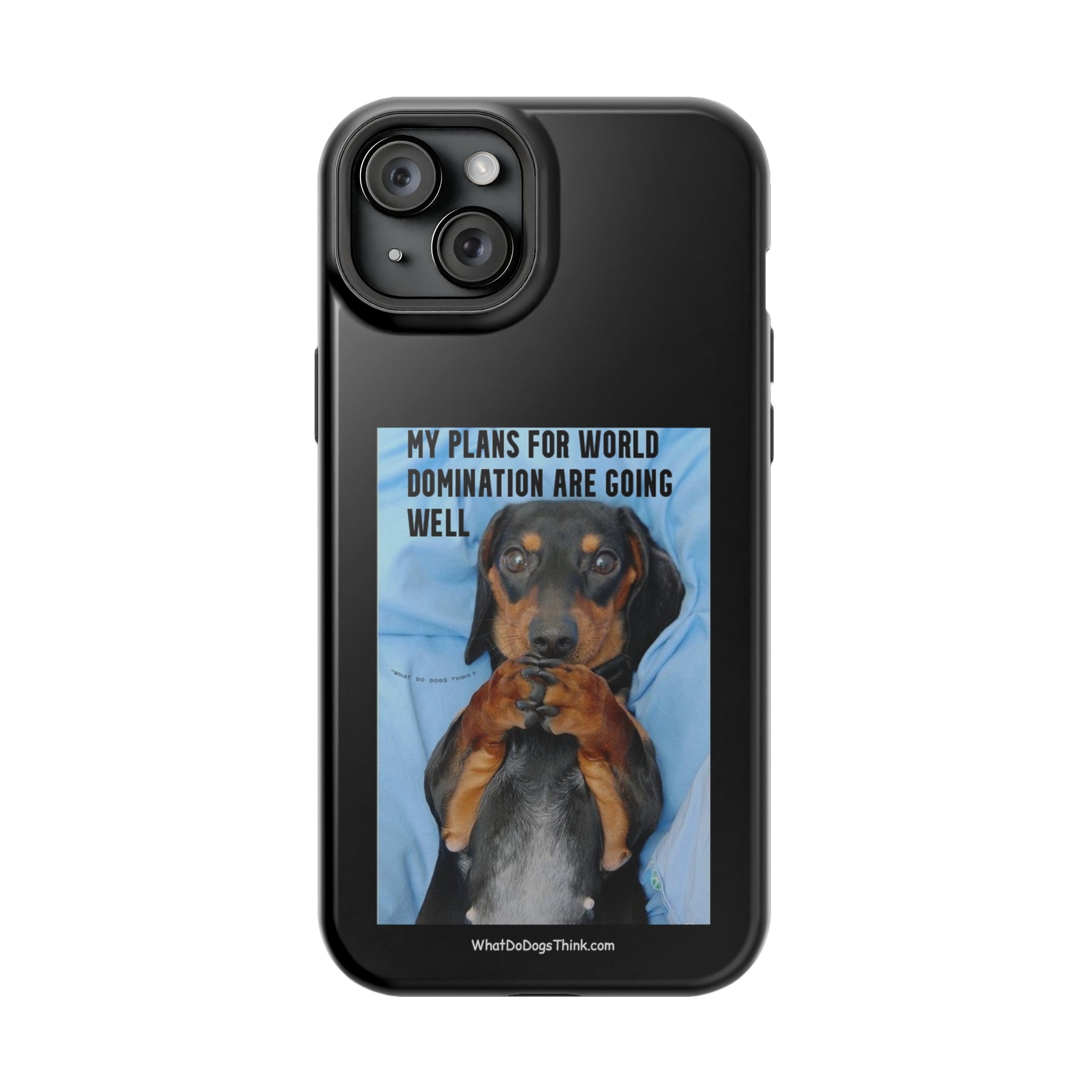 World Domination Black MagSafe Tough Cases