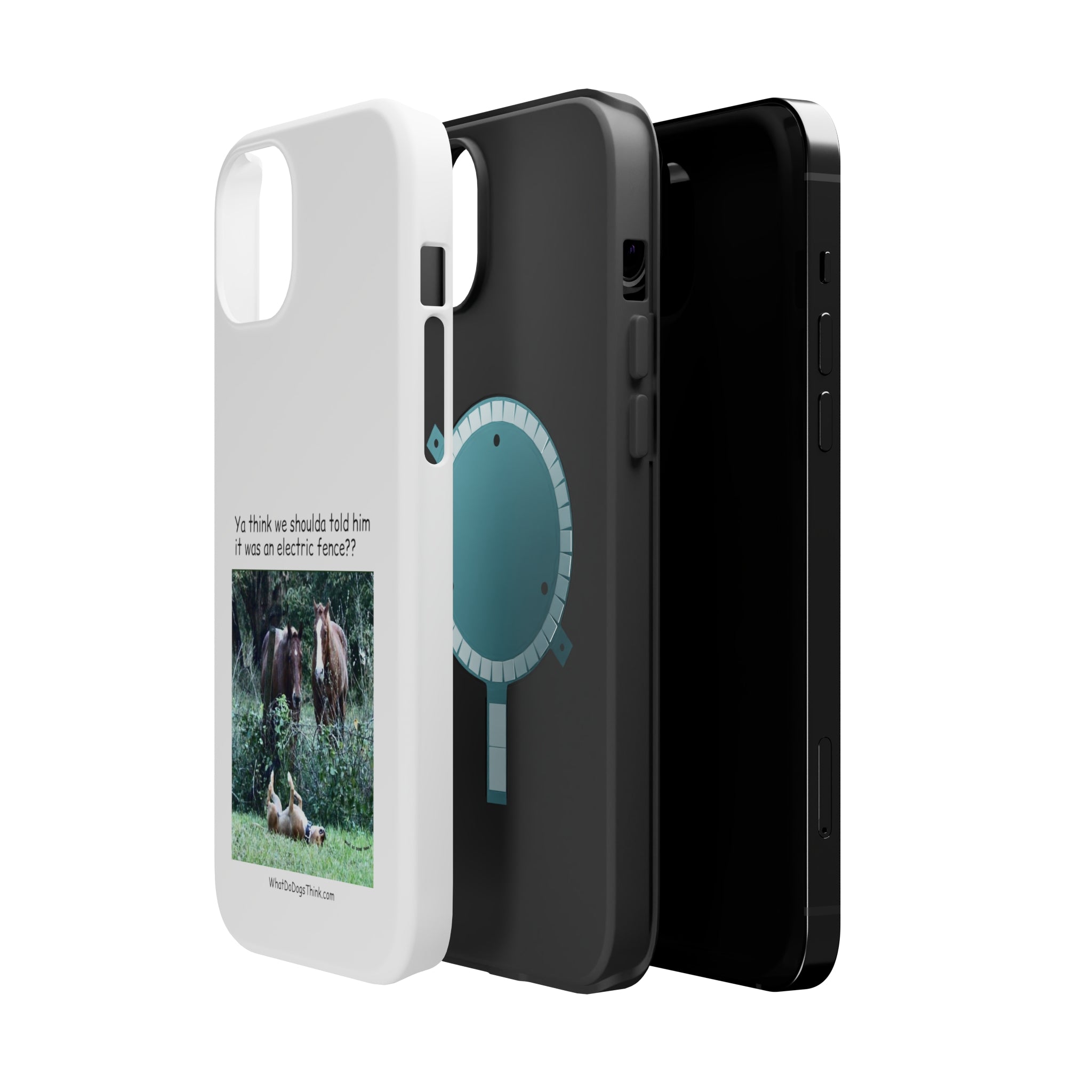 Electric Fence White MagSafe Tough Cases