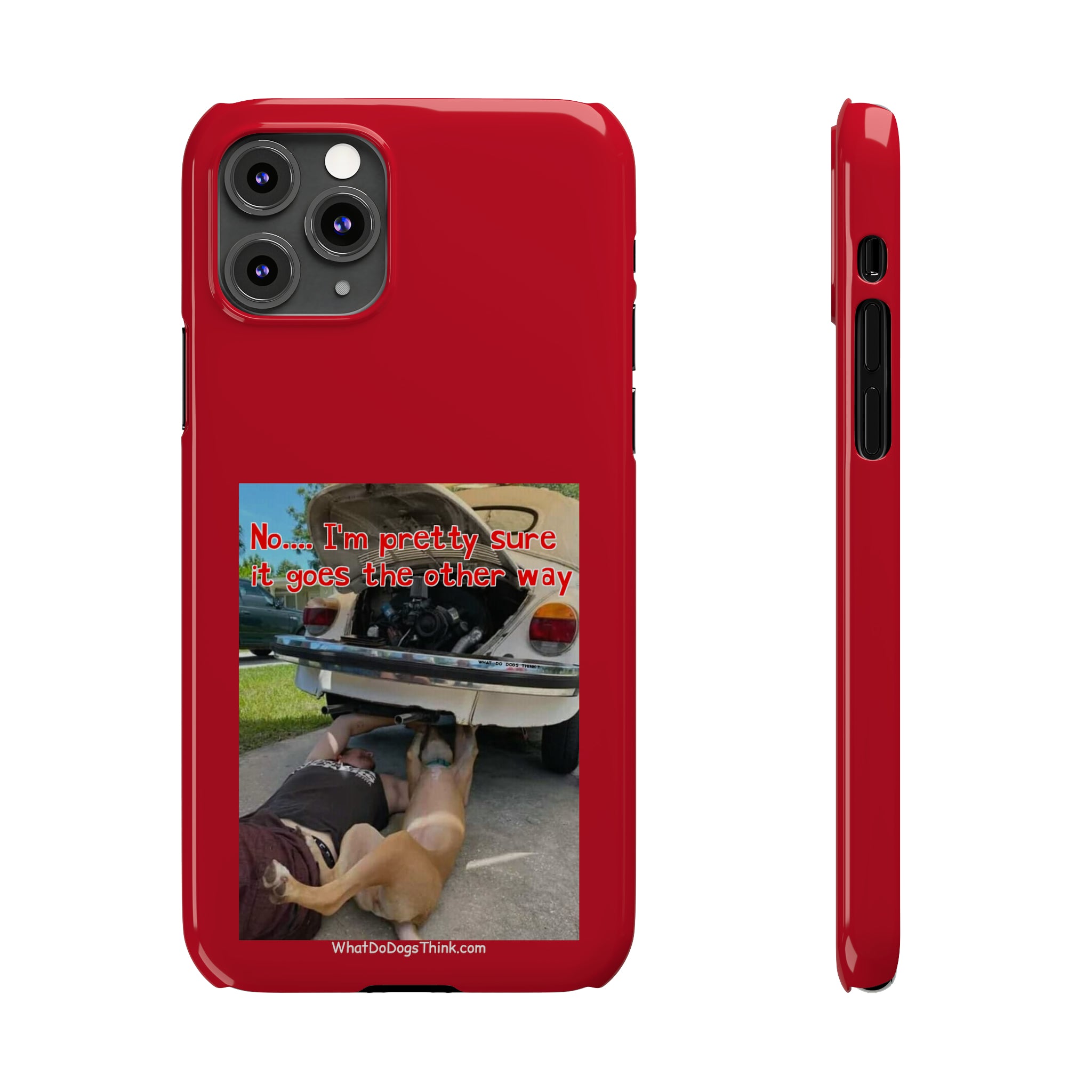 Other Way Red Slim Phone Cases