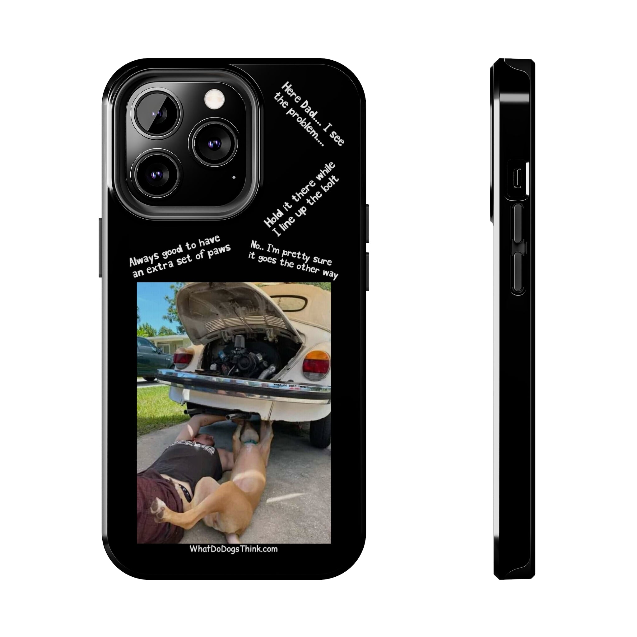 Bug Helper Compilation Black Tough Phone Cases
