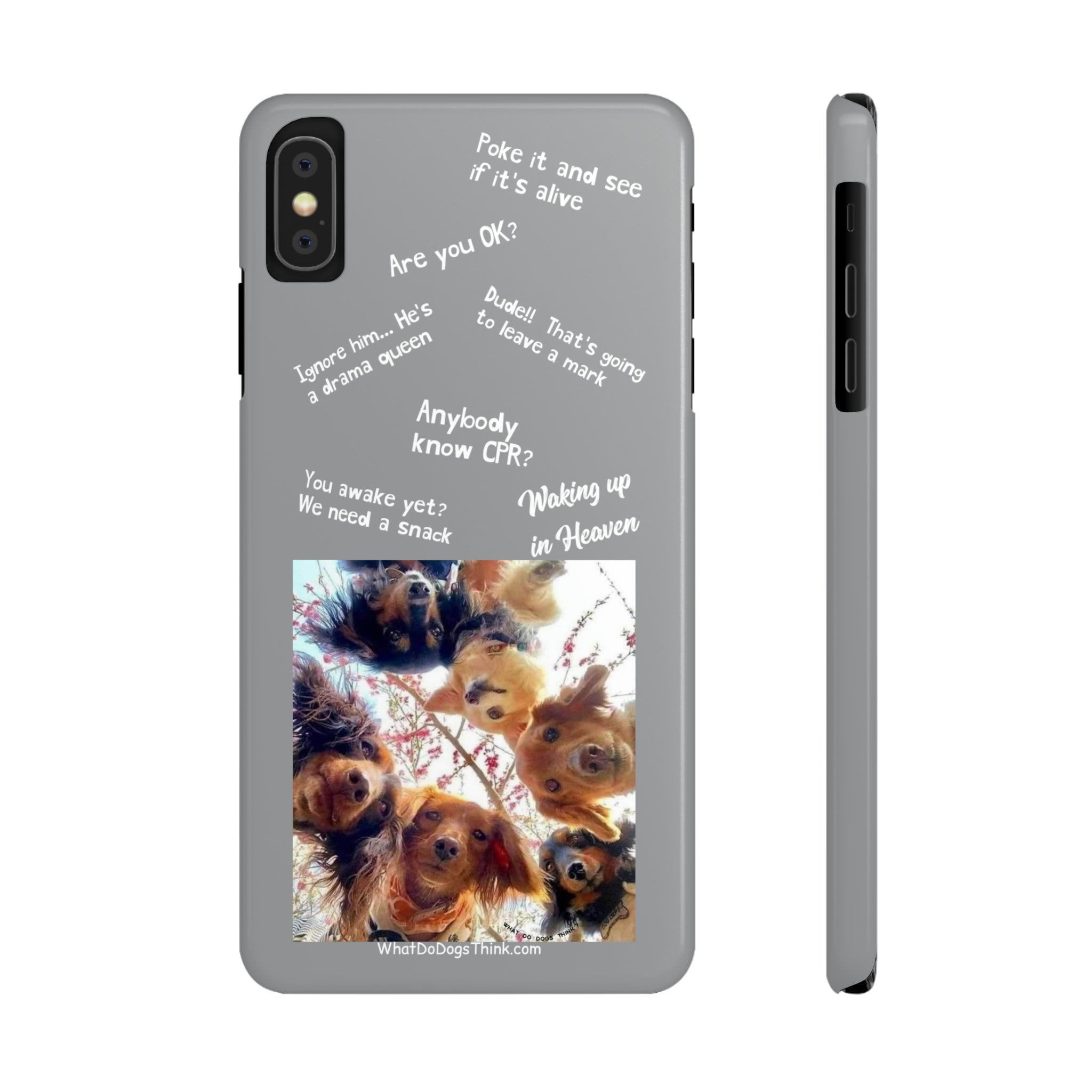 Are You OK? Compilation Grey Slim Phone Cases