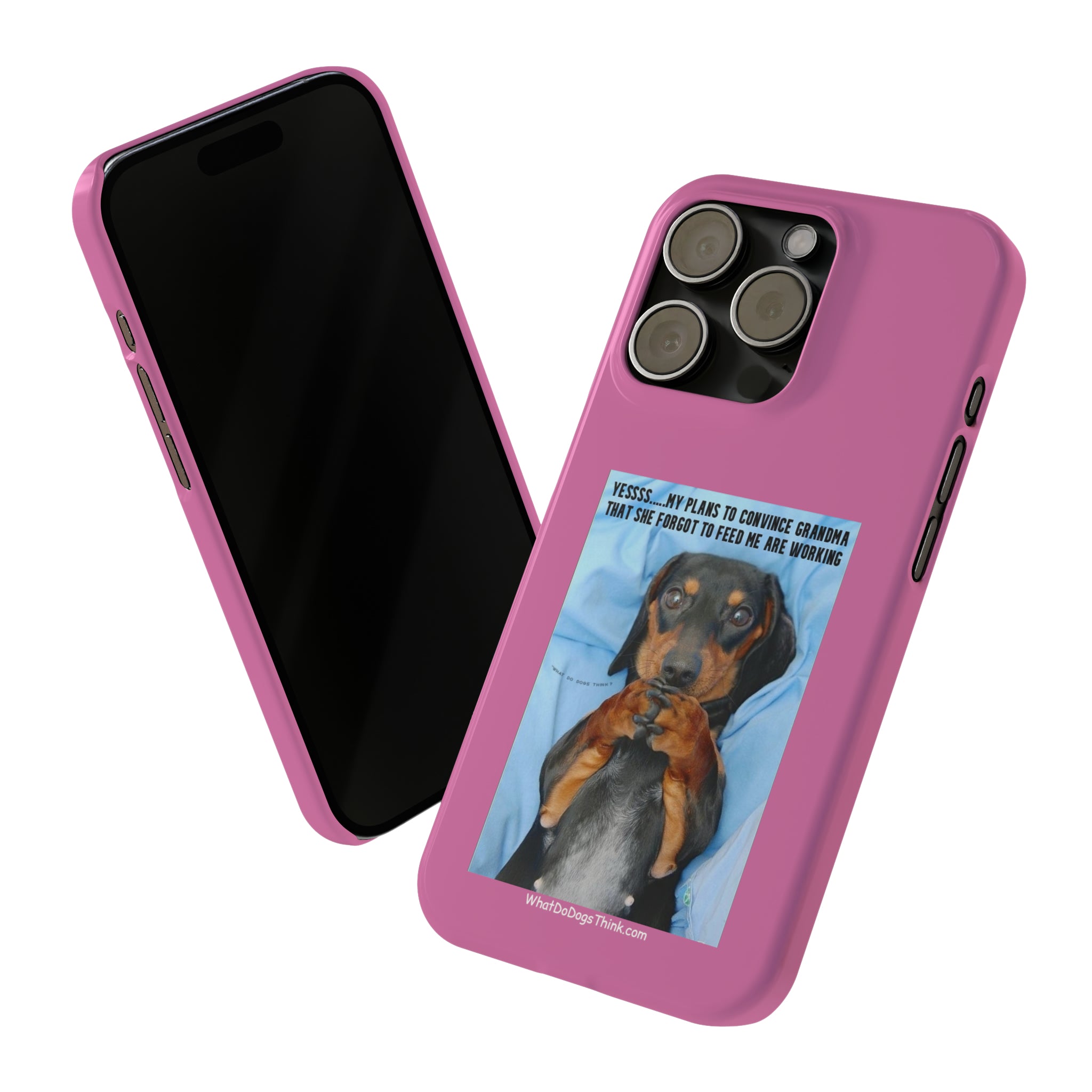Grandma Pink Slim Phone Cases