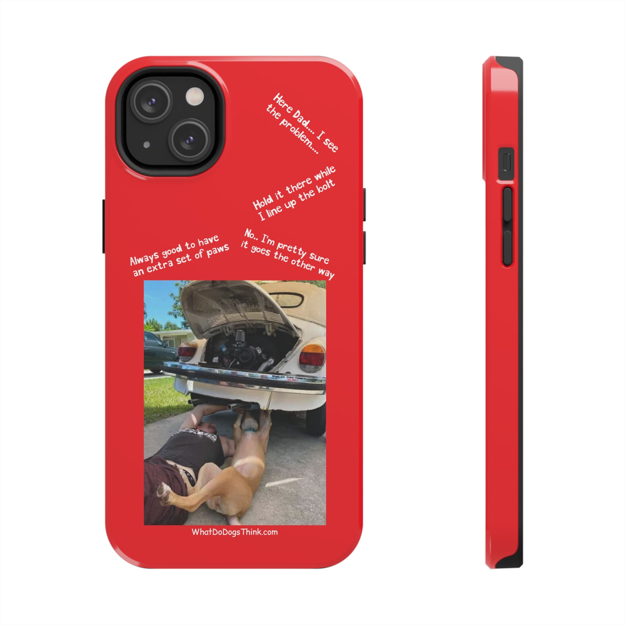Bug Helper Compilation Red Tough Phone Cases