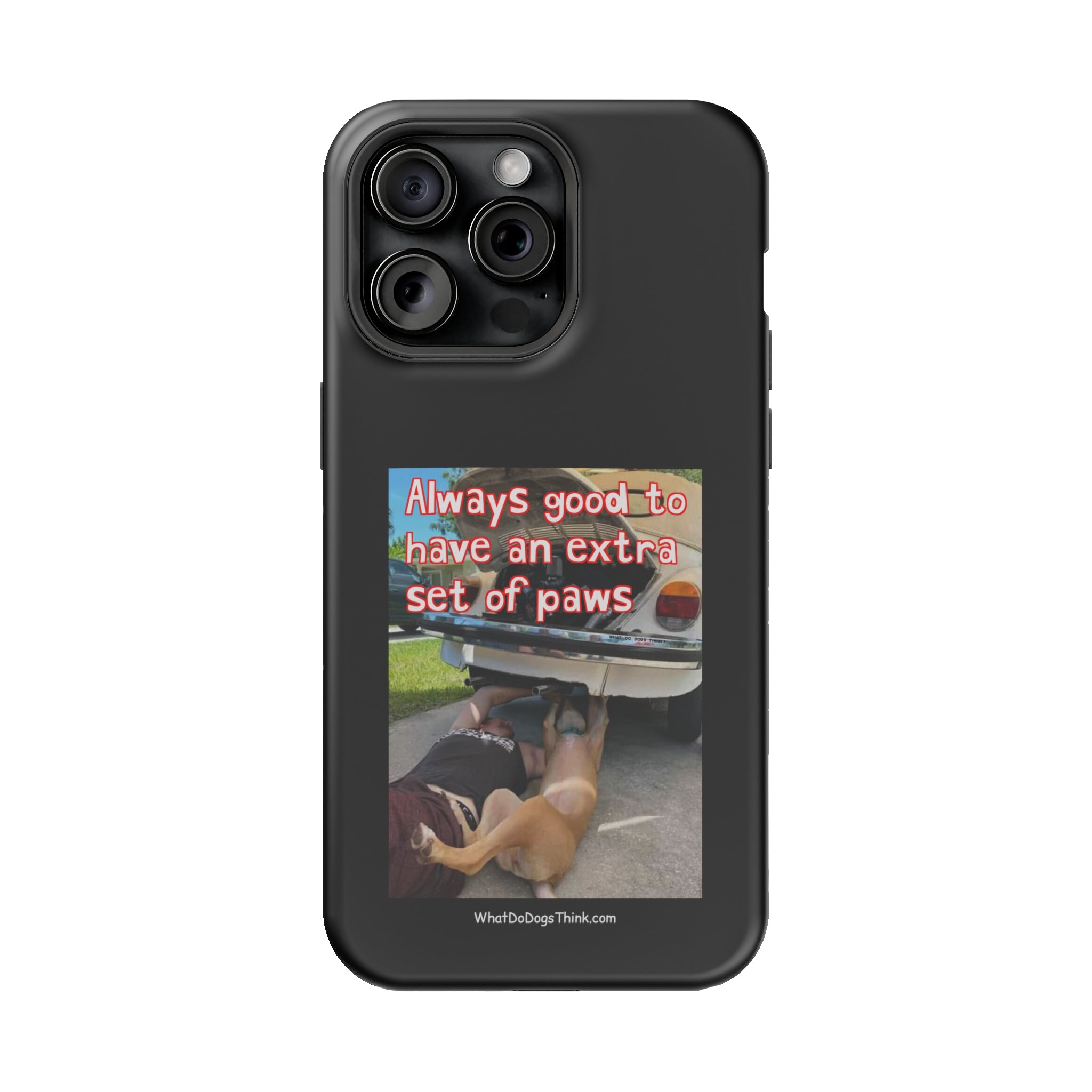 Extra Paw Black MagSafe Tough Cases