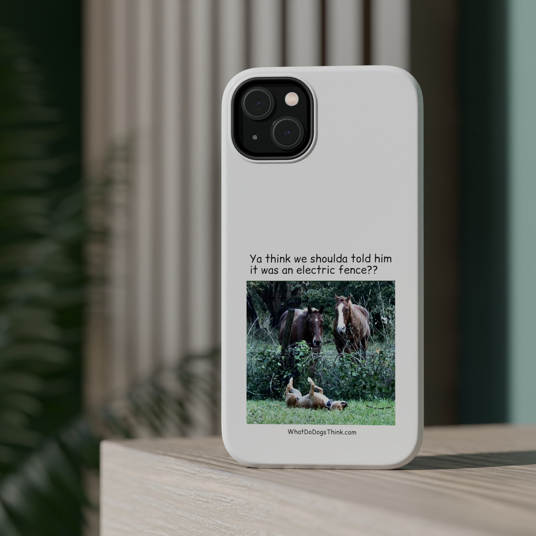 Electric Fence White MagSafe Tough Cases