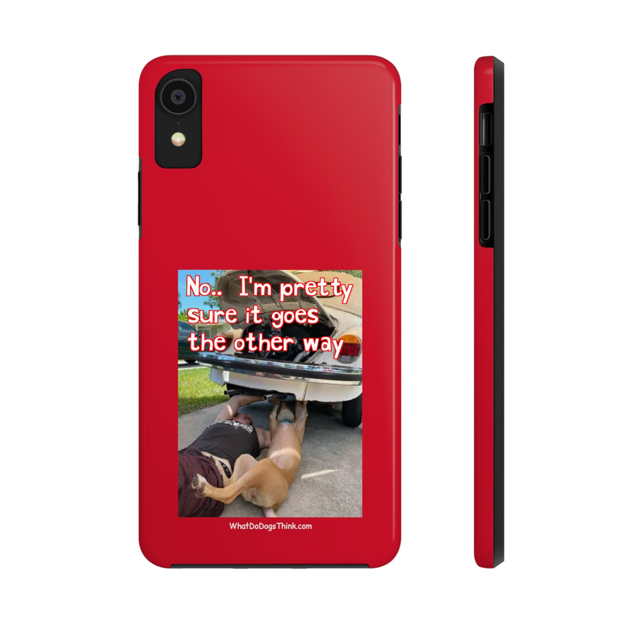 Other Way Red Tough Phone Cases