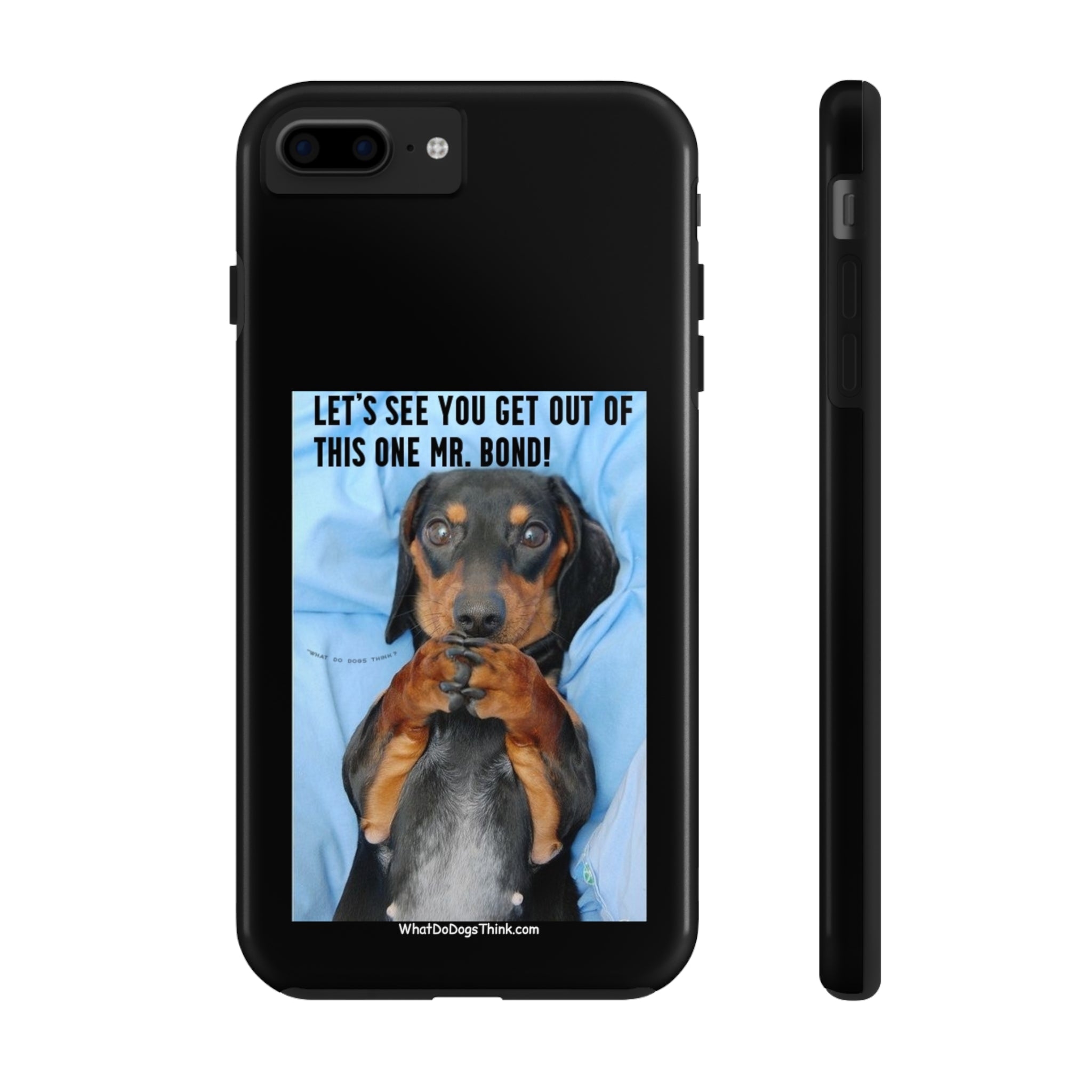 Mr Bond Black Tough Phone Cases