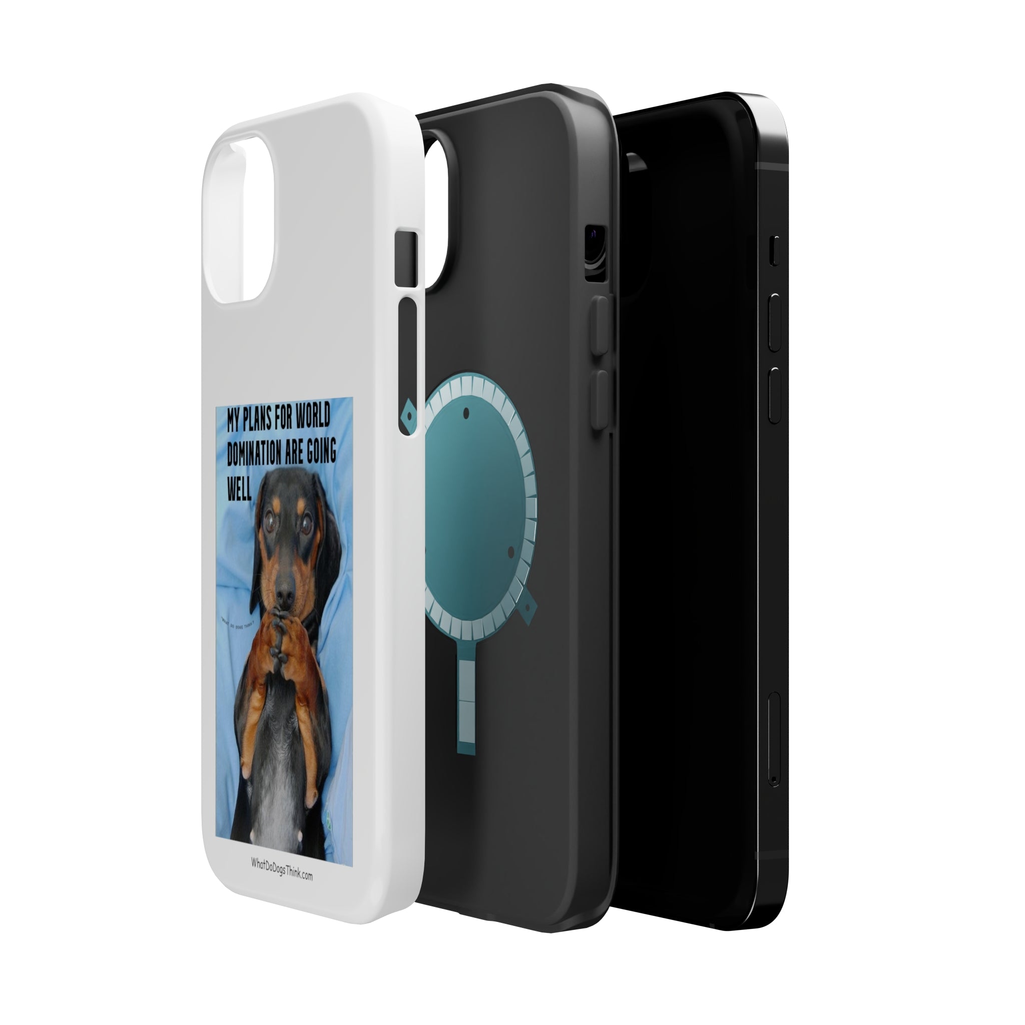 World Domination White MagSafe Tough Cases