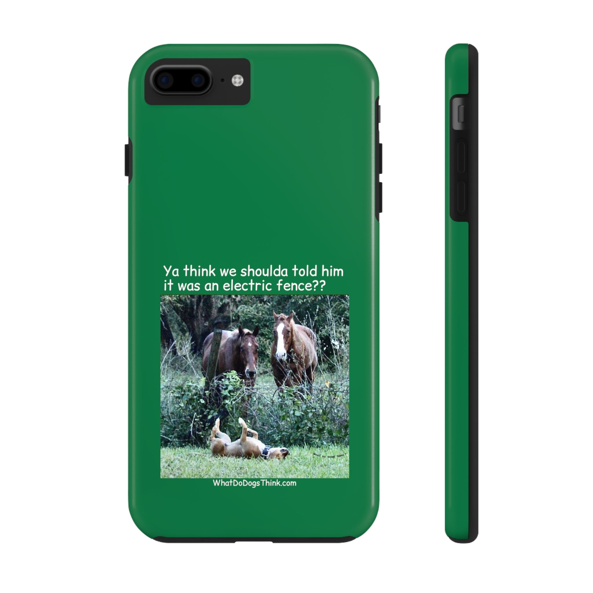 Electric Fence Green Tough Phone Cases