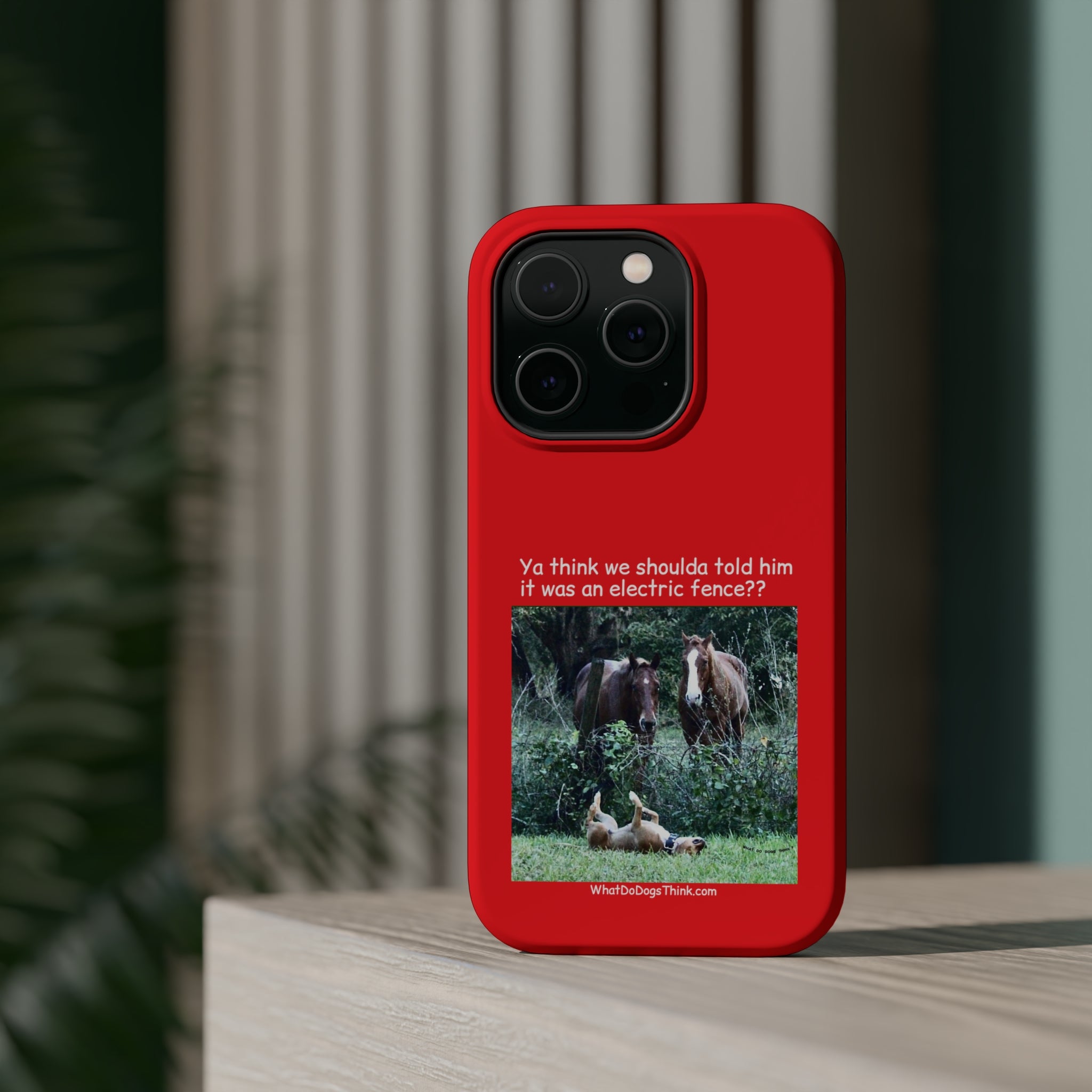 Electric Fence Red MagSafe Tough Cases