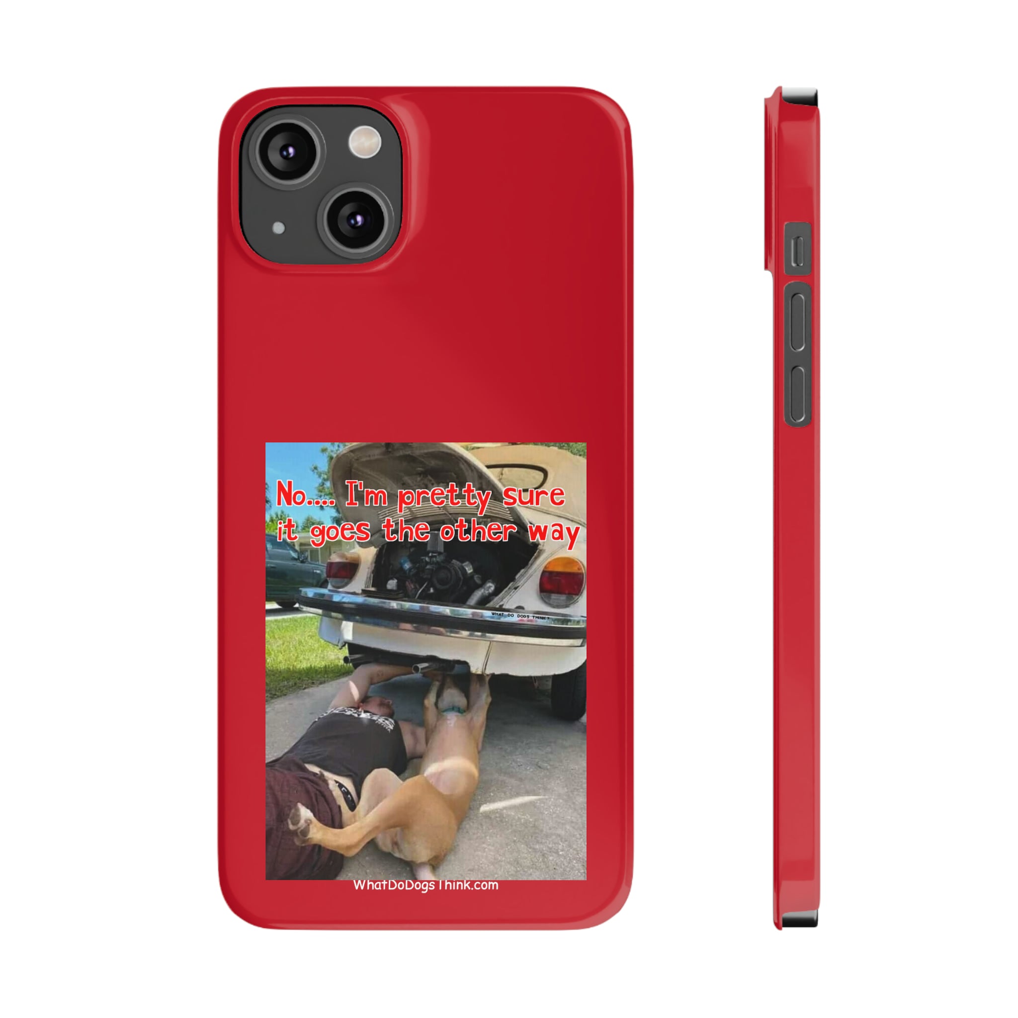 Other Way Red Slim Phone Cases