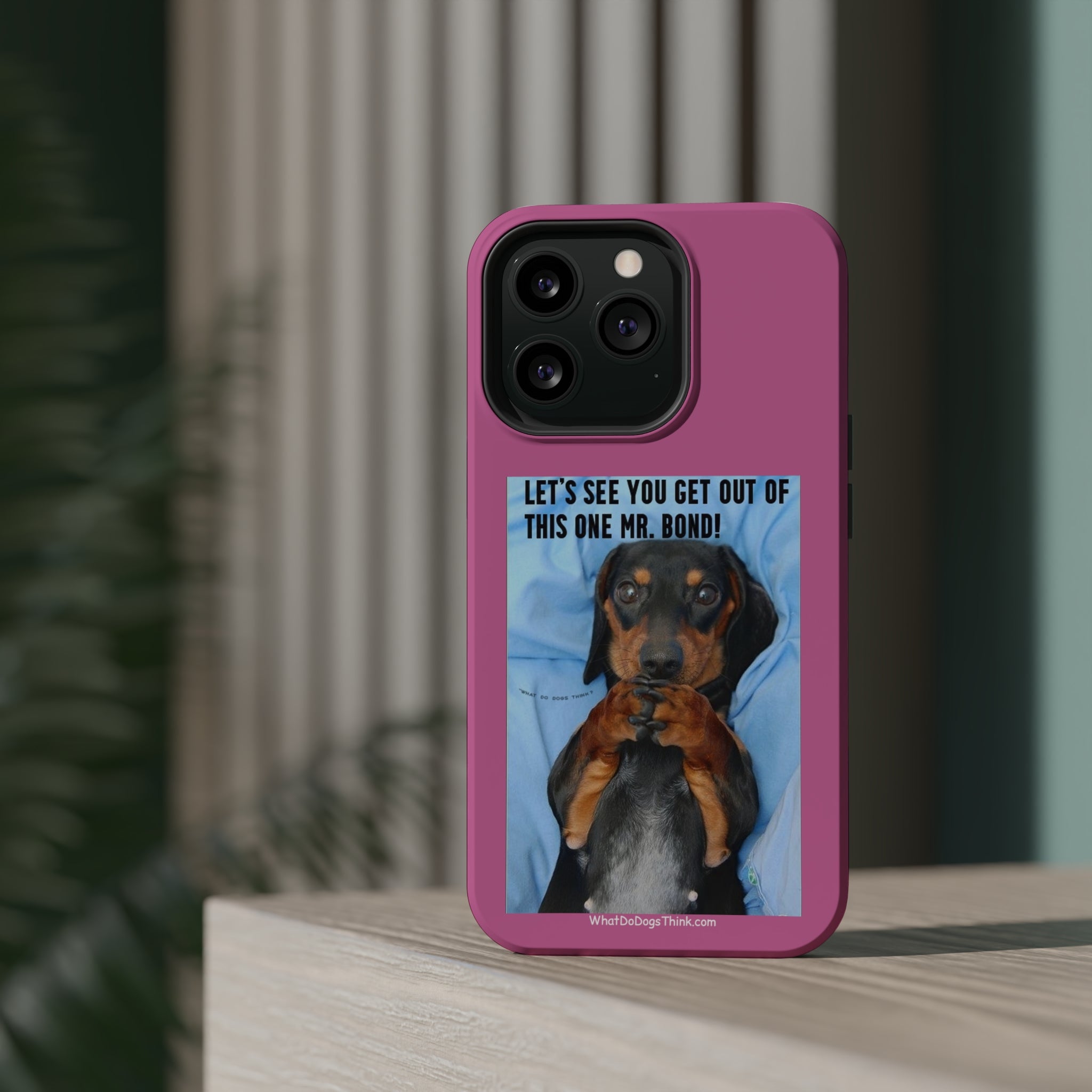 Mr. Bond Pink MagSafe Tough Cases
