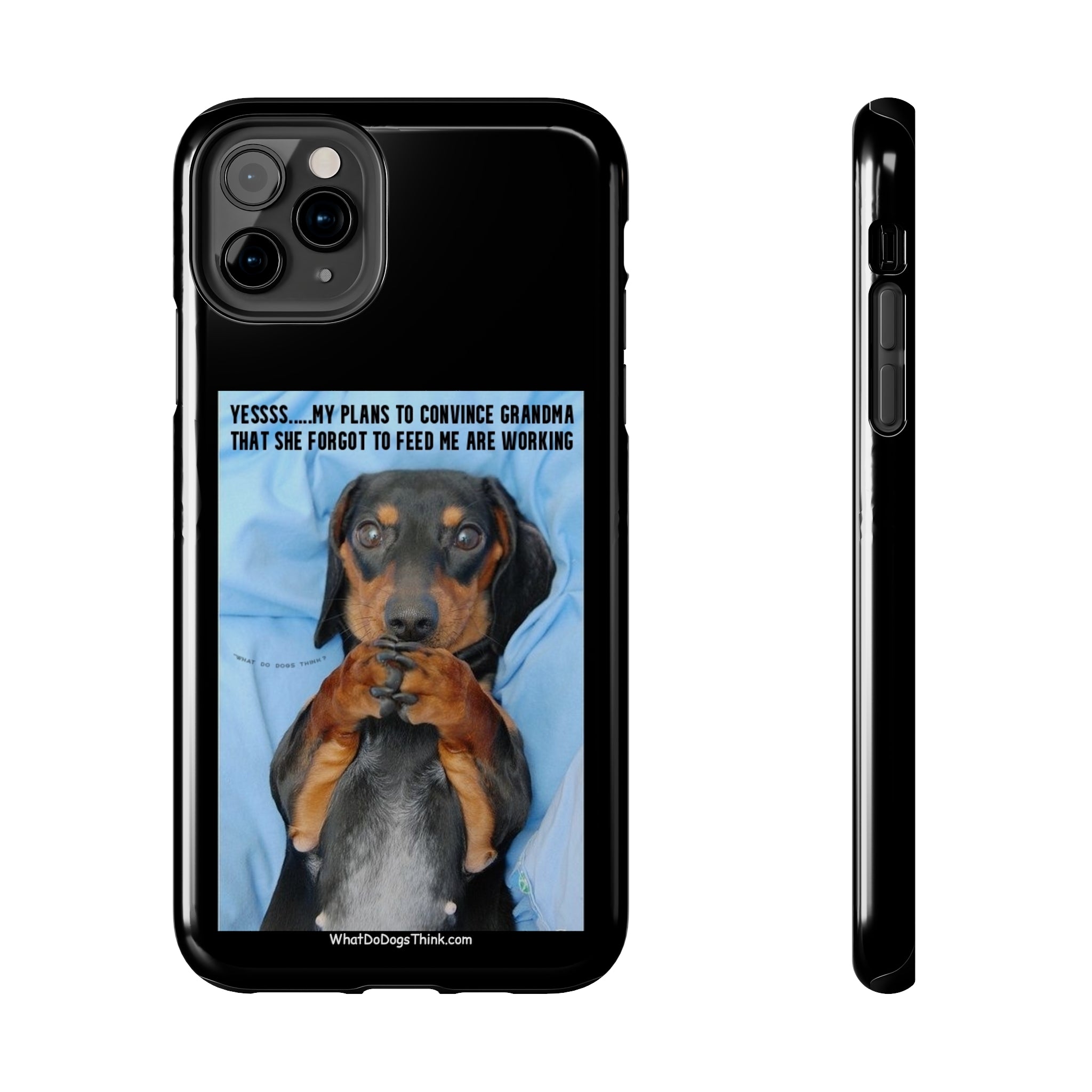 Grandma Black Tough Phone Cases