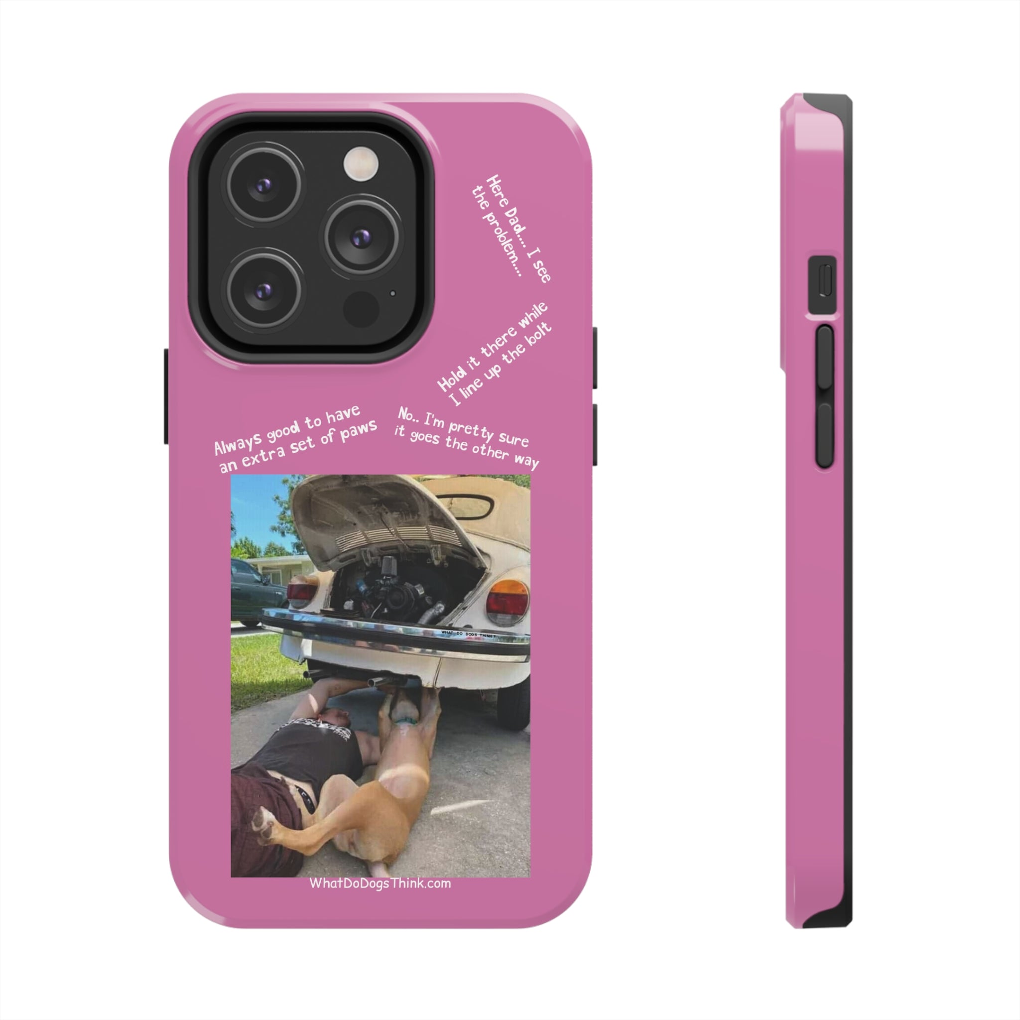 Bug Helper Compilation Pink Tough Phone Cases