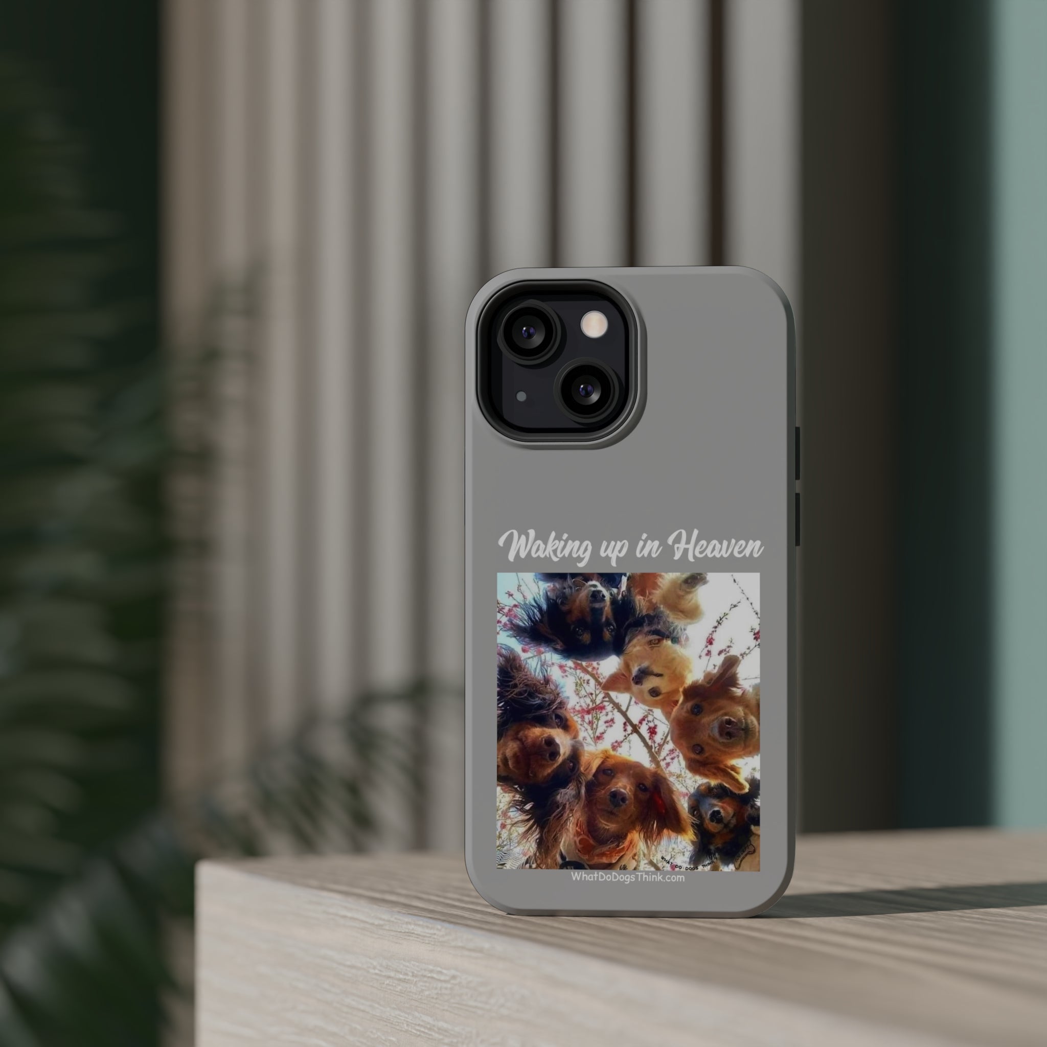 Waking Up In Heaven Gray MagSafe Tough Cases