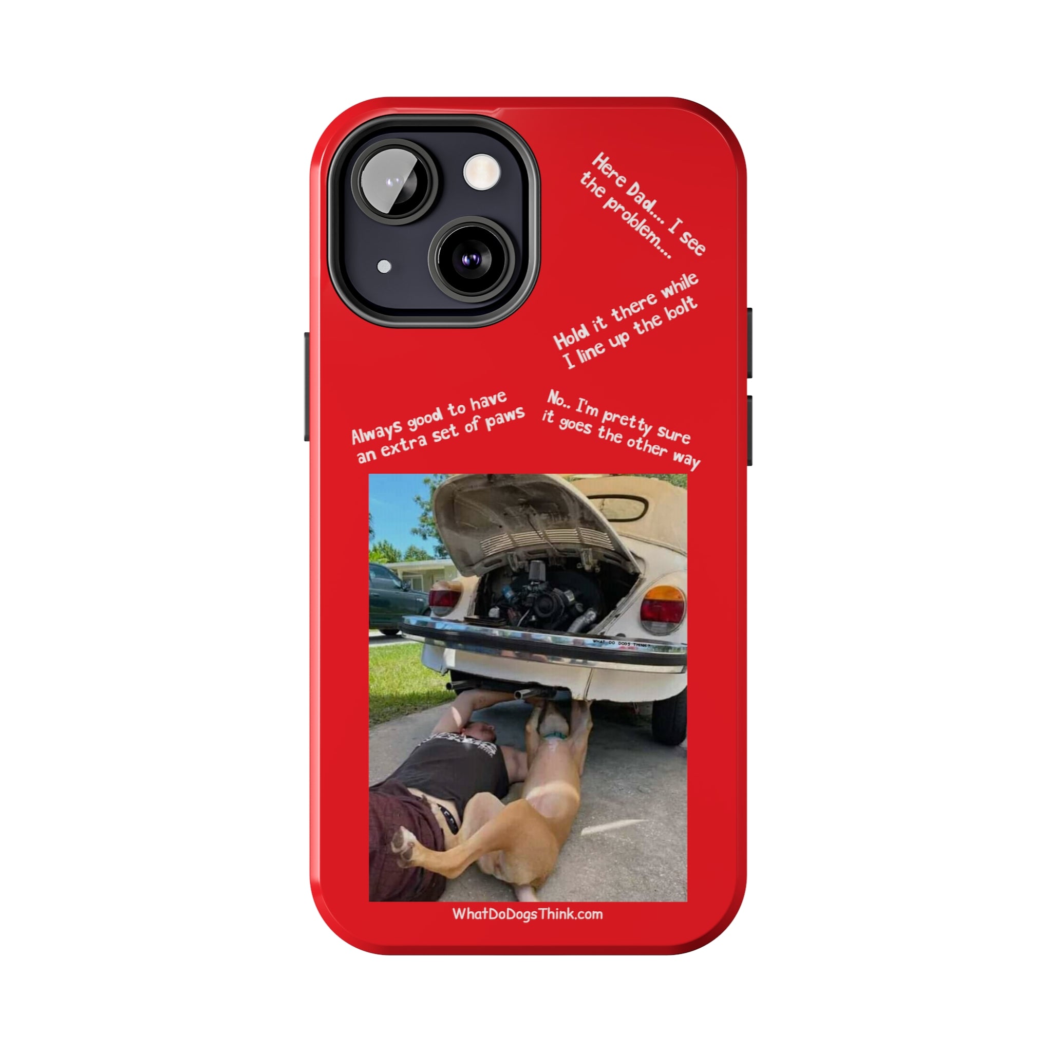Bug Helper Compilation Red Tough Phone Cases