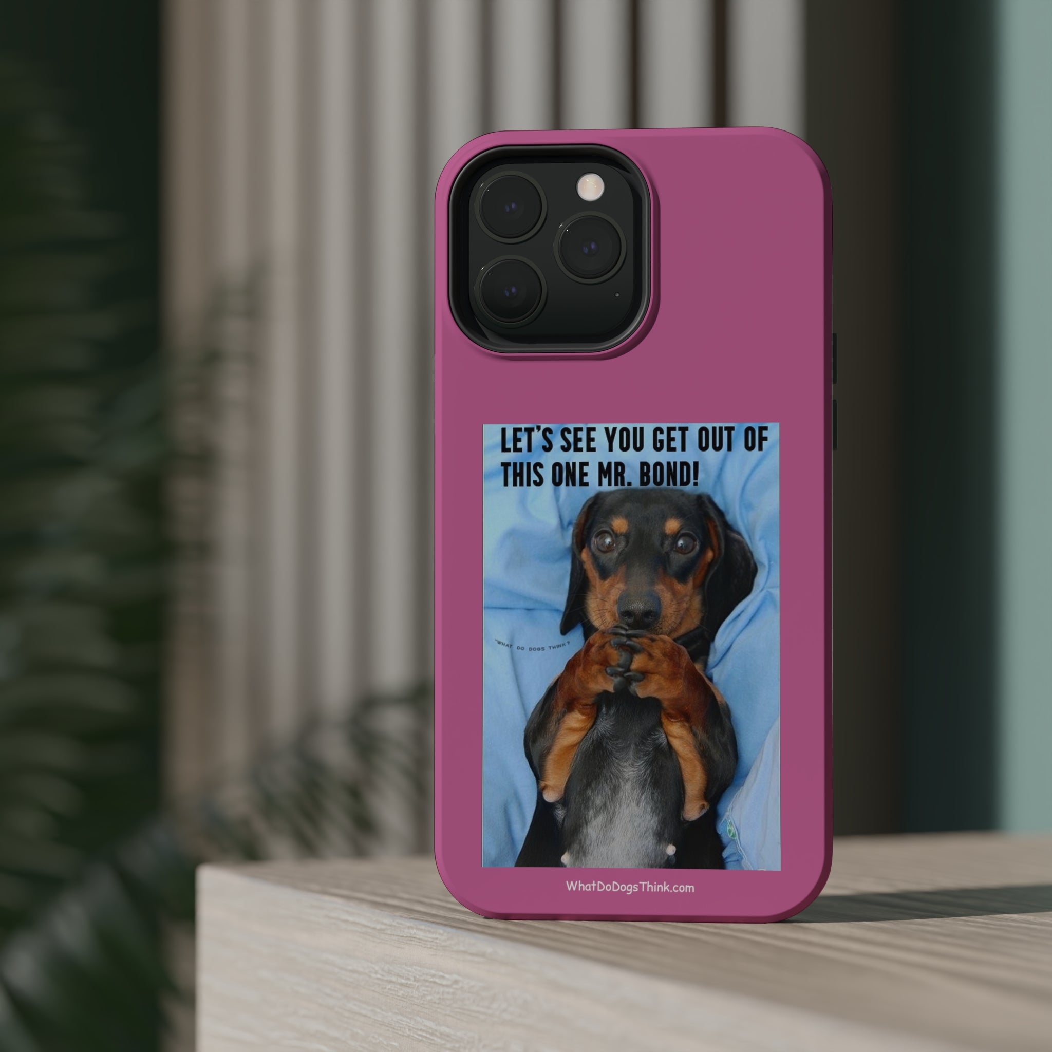 Mr. Bond Pink MagSafe Tough Cases