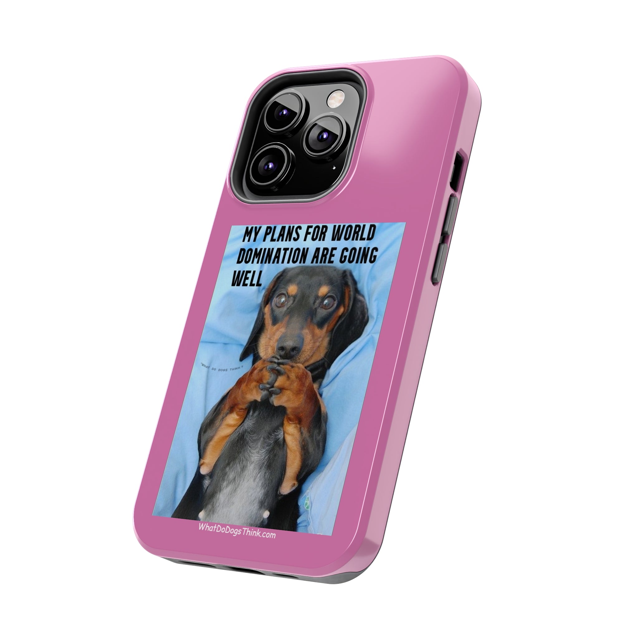 World Domination Pink Tough Phone Cases