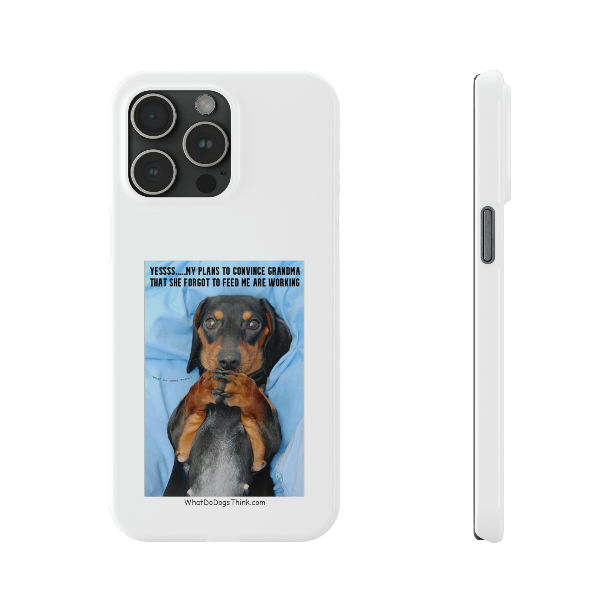 Grandma White Slim Phone Cases