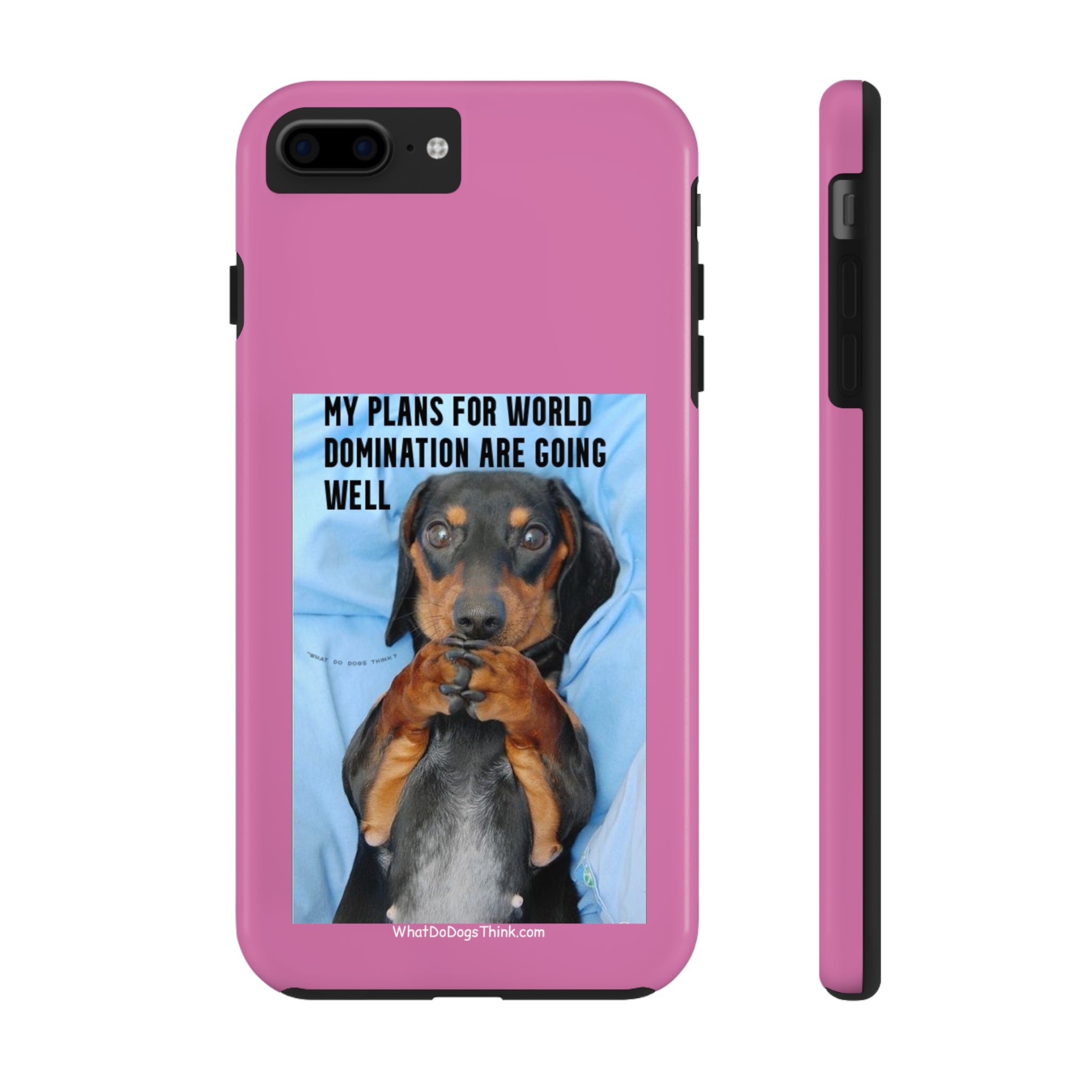 World Domination Pink Tough Phone Cases