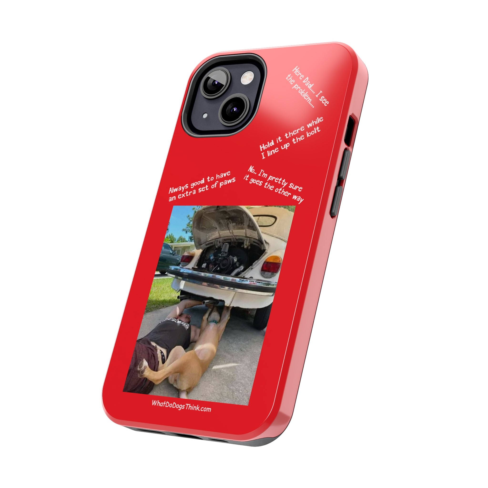 Bug Helper Compilation Red Tough Phone Cases