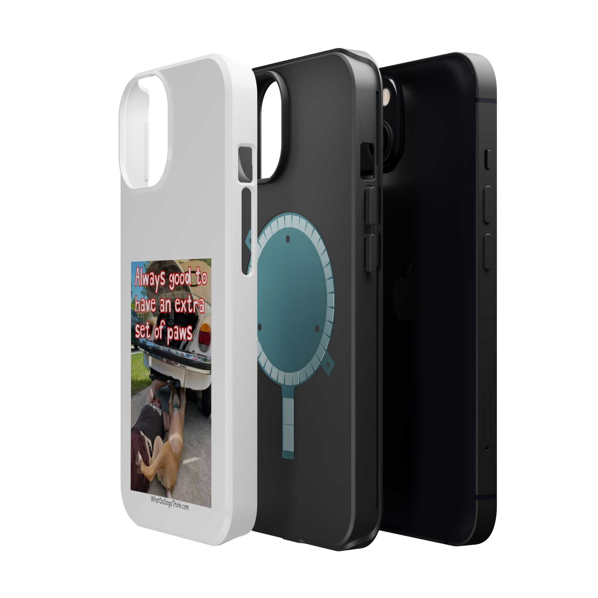 Extra Paw White MagSafe Tough Cases