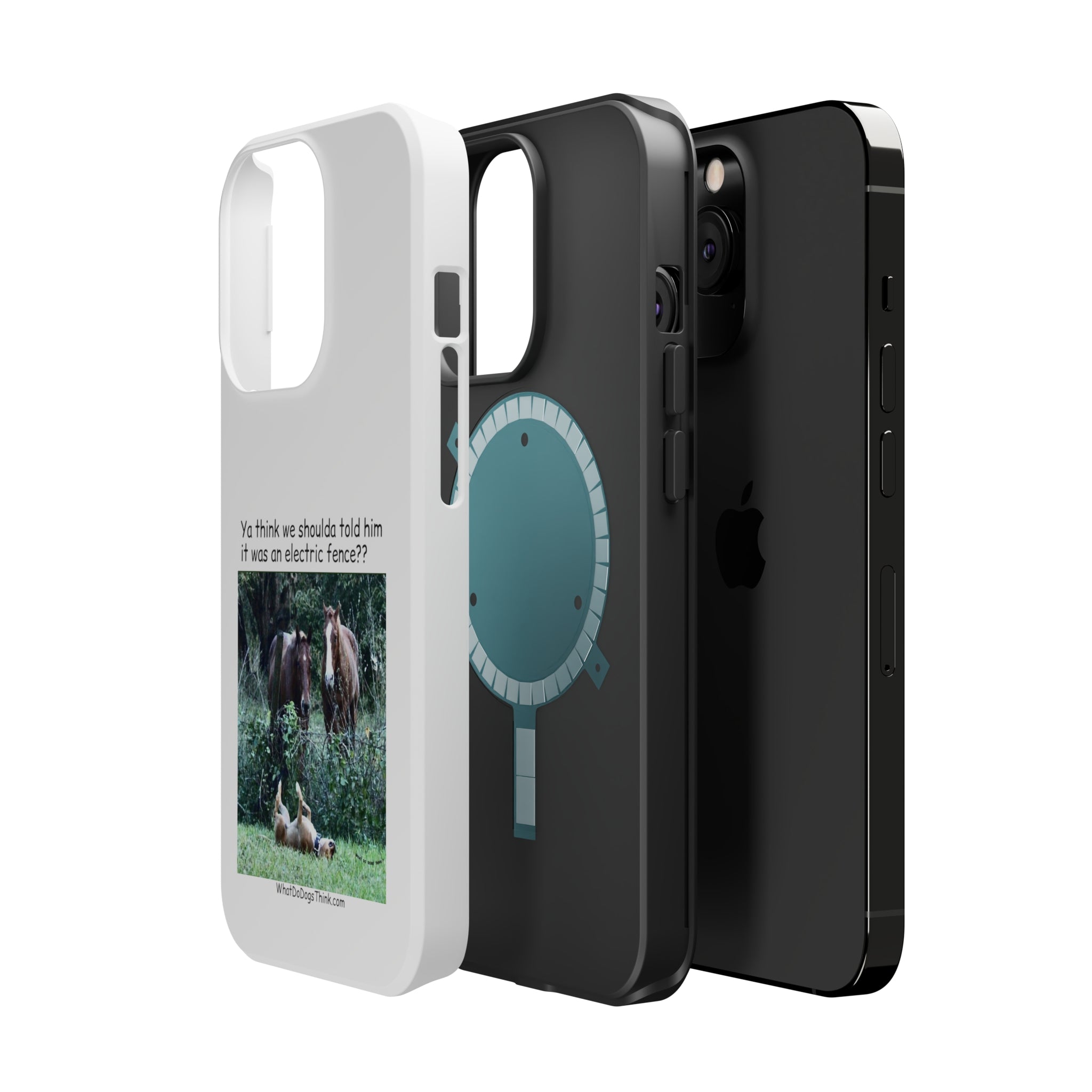 Electric Fence White MagSafe Tough Cases