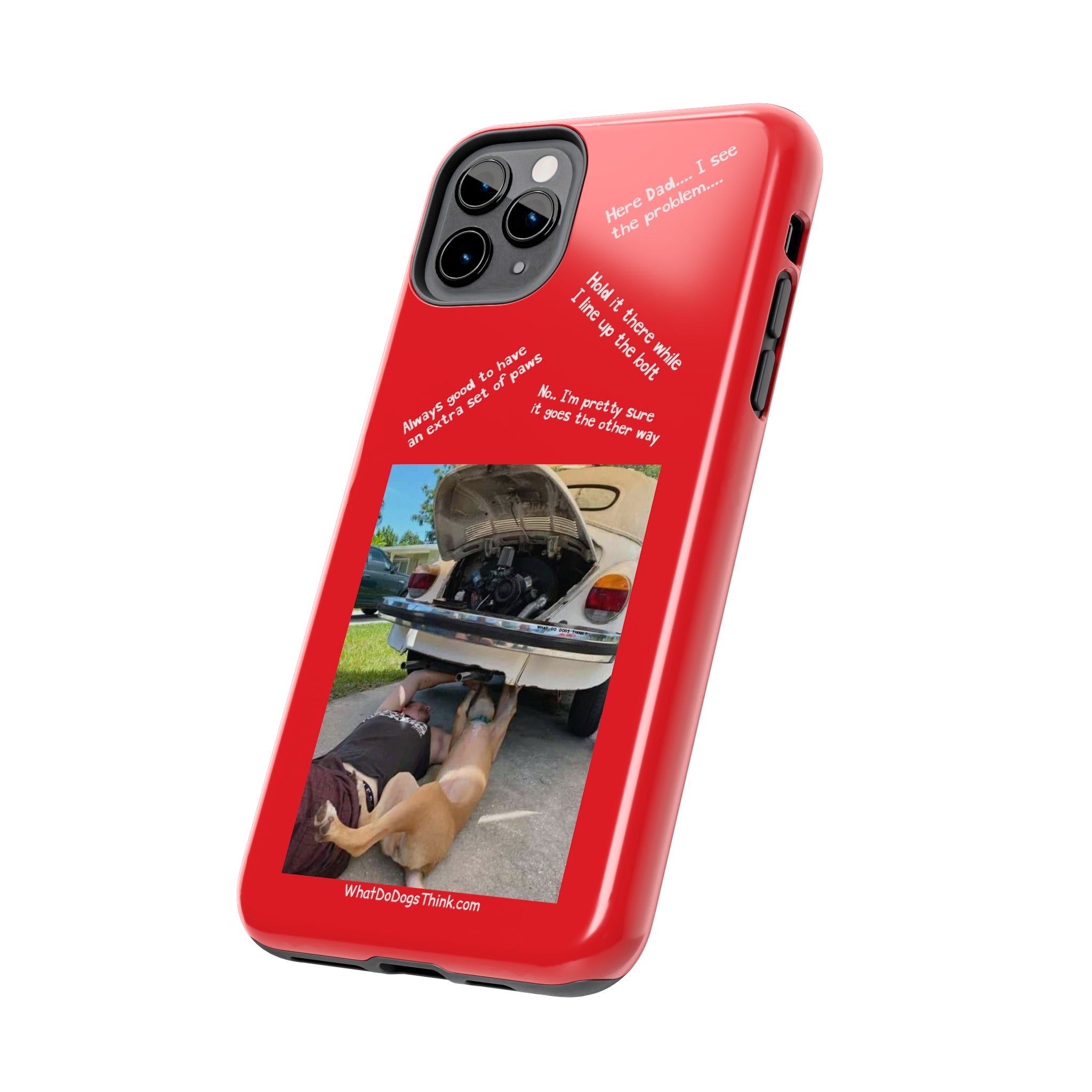 Bug Helper Compilation Red Tough Phone Cases