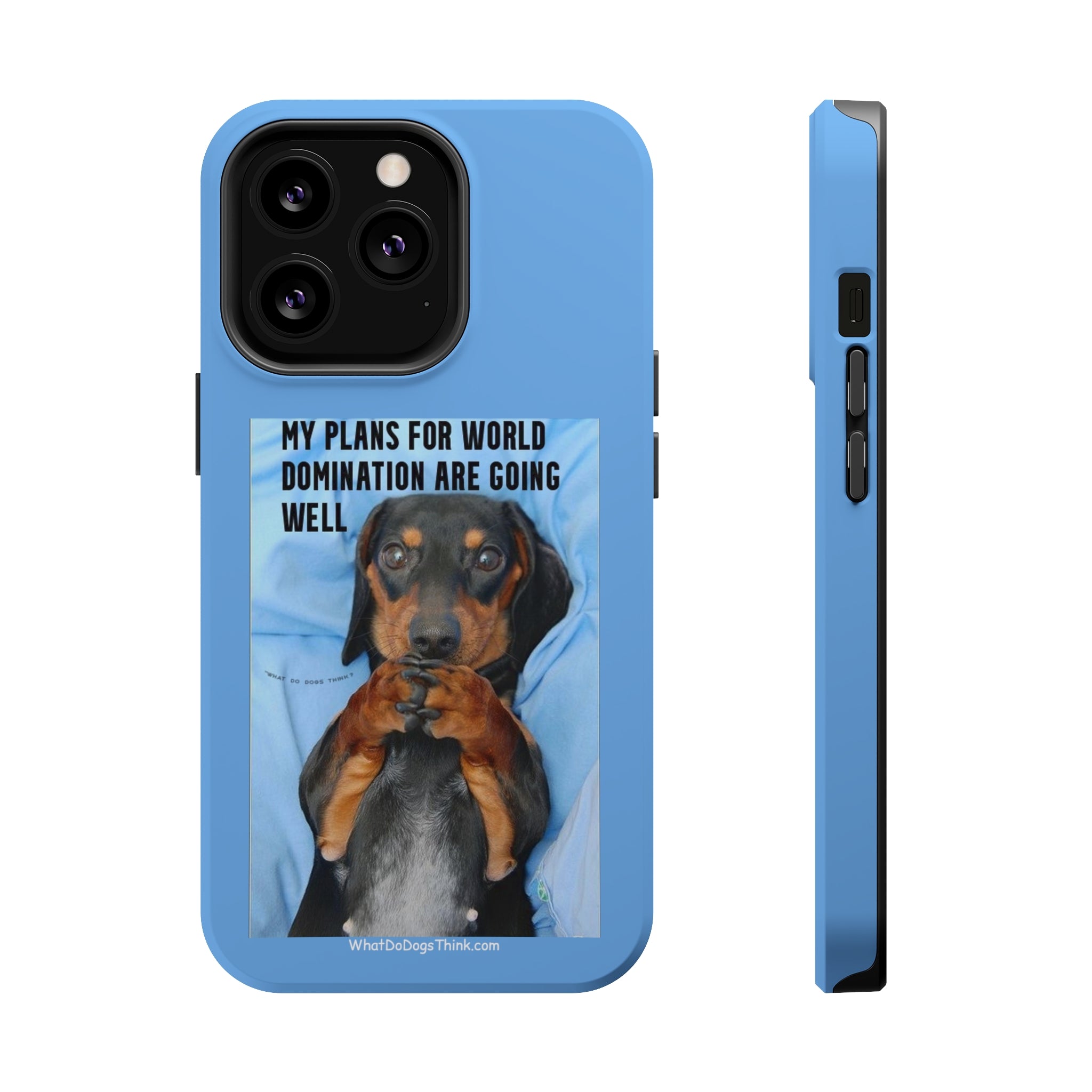 World Domination Blue MagSafe Tough Cases