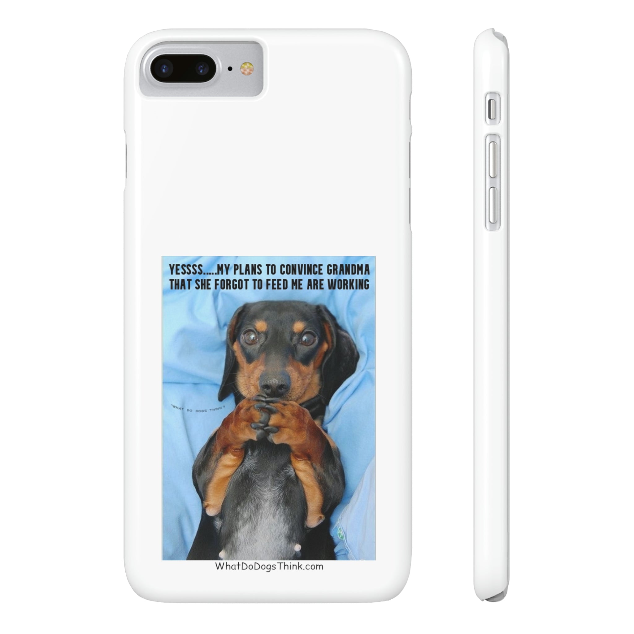 Grandma White Slim Phone Cases