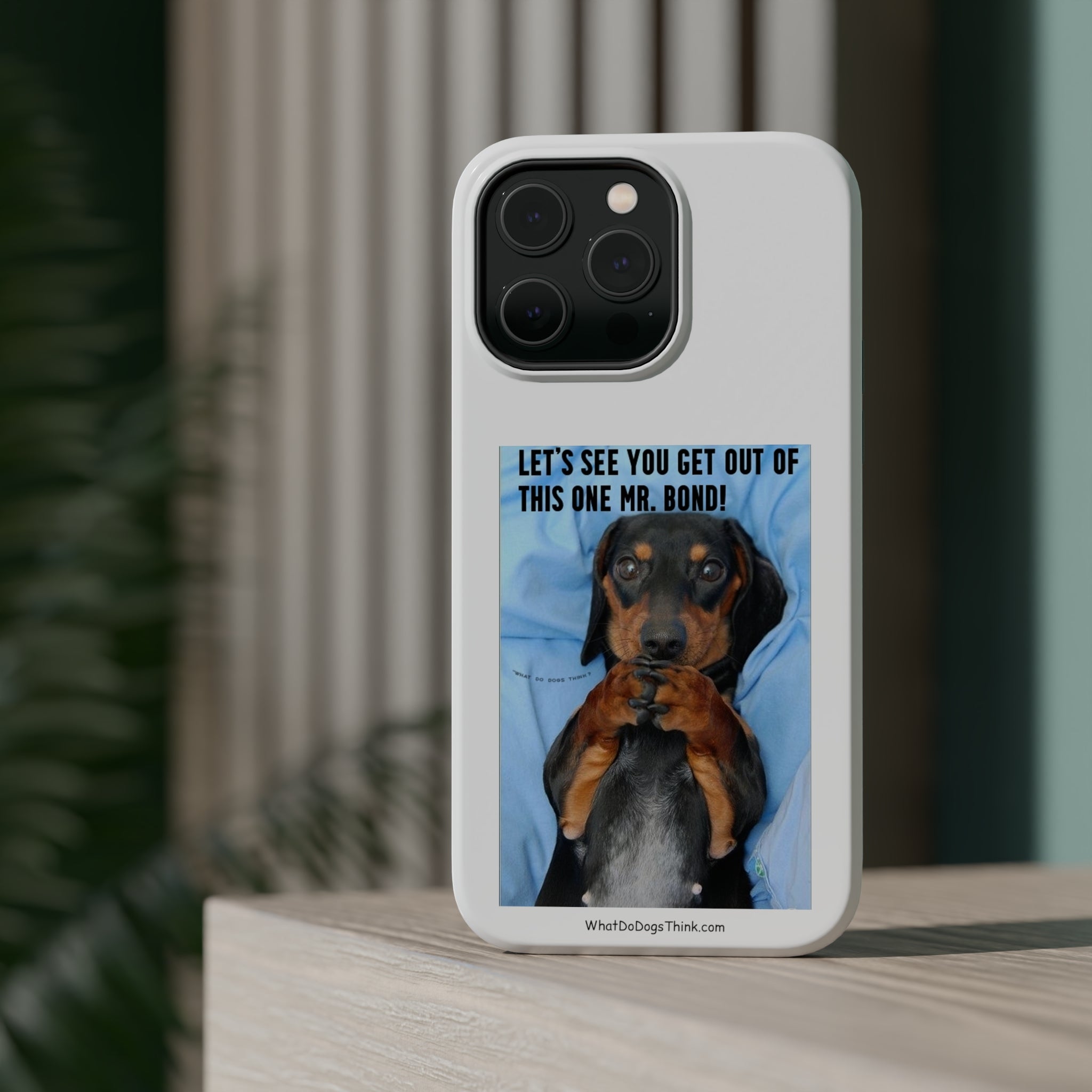 Mr. Bond White MagSafe Tough Cases